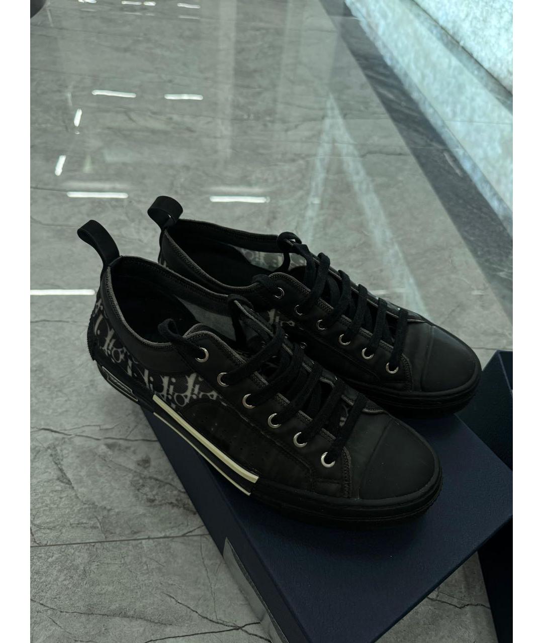 CHRISTIAN DIOR Черные низкие кроссовки / кеды, фото 5
