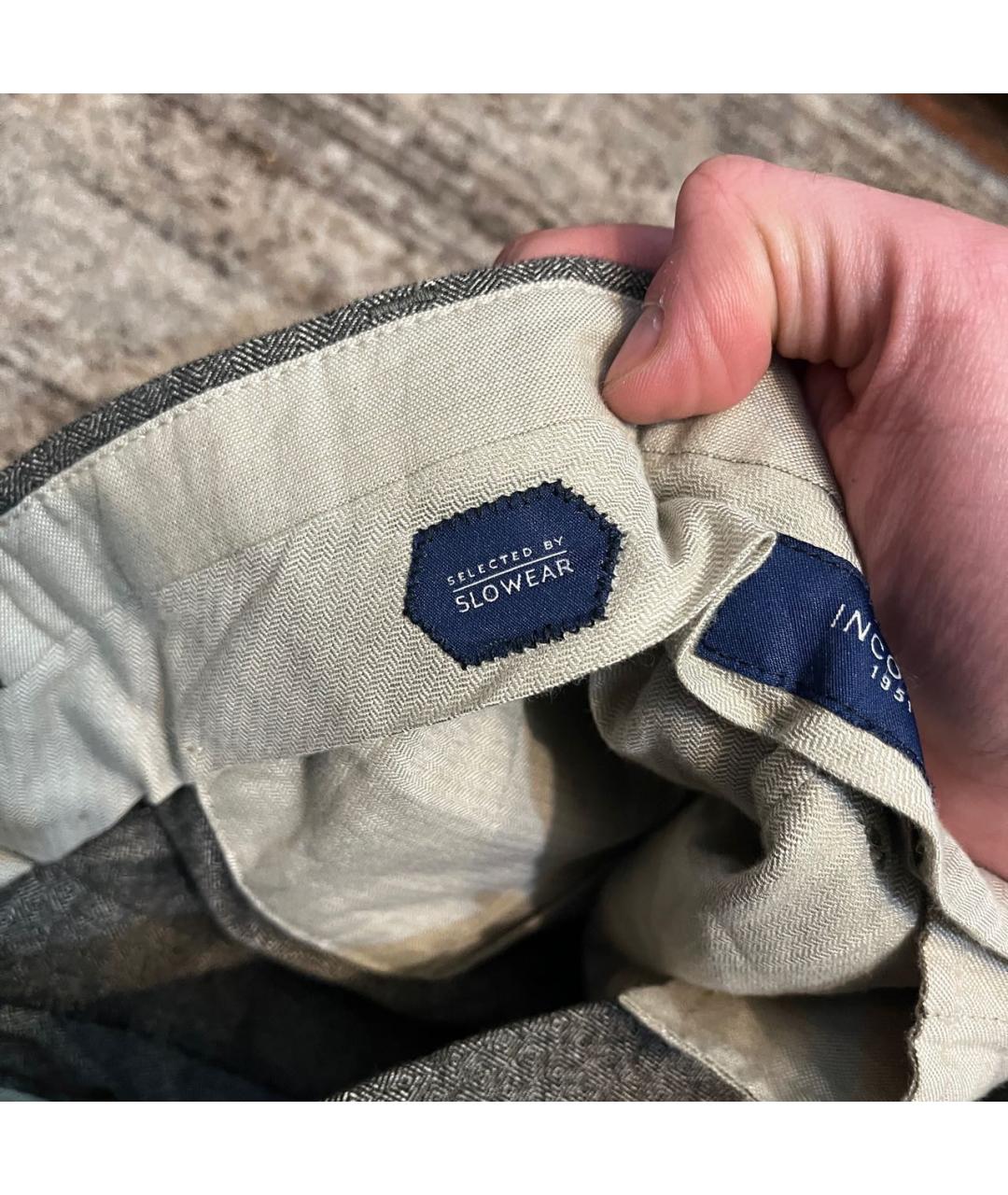 INCOTEX Хлопко-эластановые повседневные брюки, фото 6