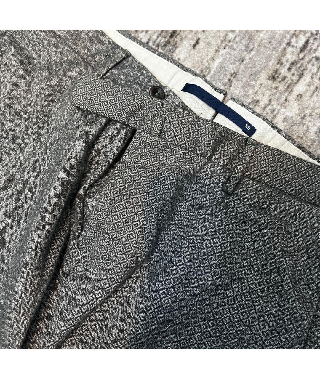 INCOTEX Хлопко-эластановые повседневные брюки, фото 2