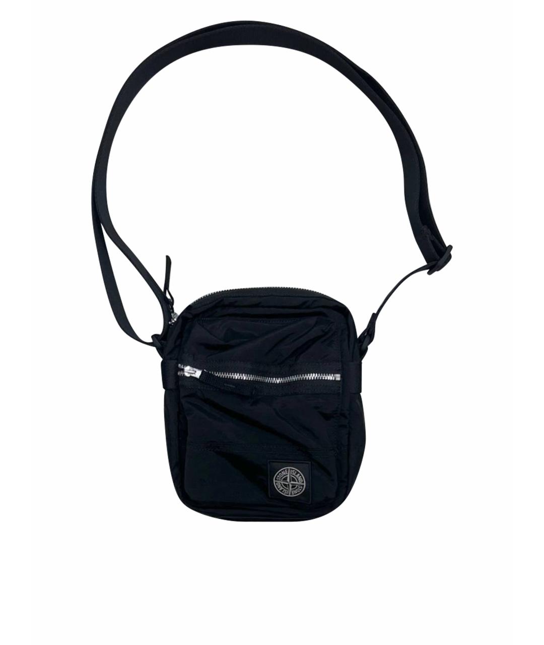 STONE ISLAND Черная сумка на плечо, фото 1