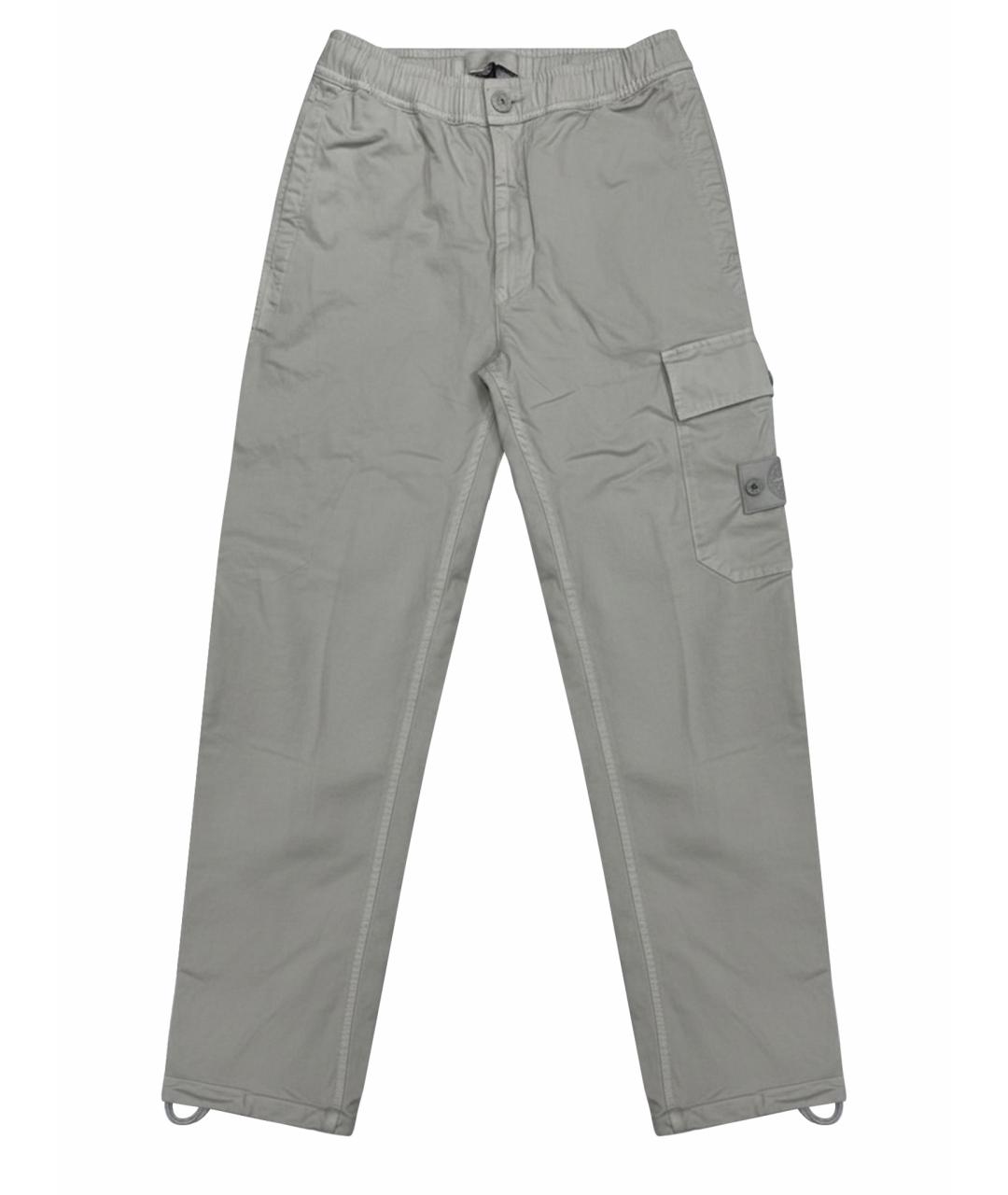 STONE ISLAND Бежевые повседневные брюки, фото 1