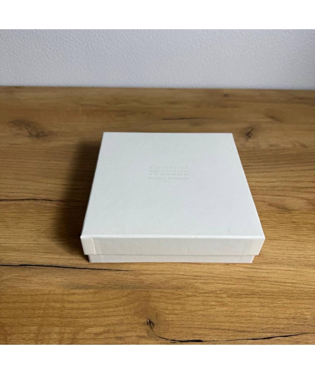 MAISON MARGIELA Черный кожаный кошелек, фото 5