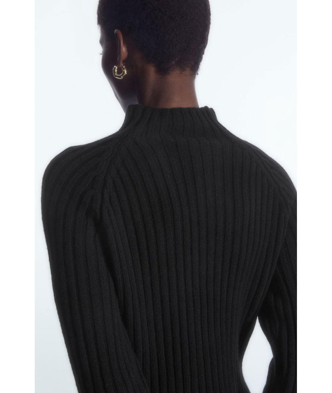 COS Черный кашемировый джемпер / свитер, фото 4