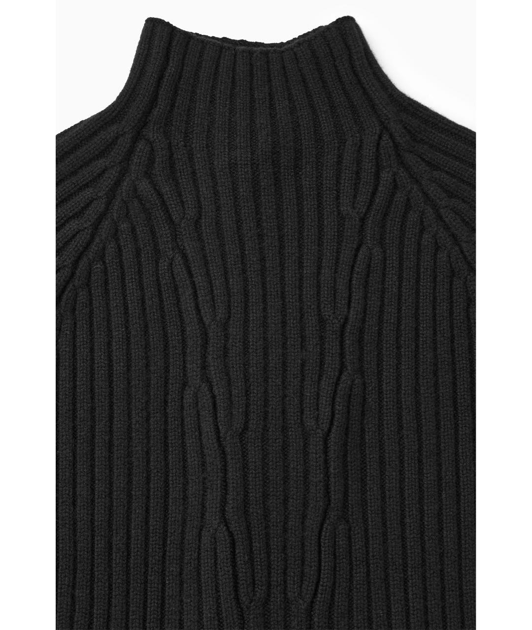 COS Черный кашемировый джемпер / свитер, фото 2