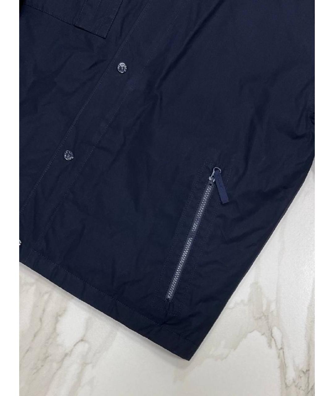 STONE ISLAND Темно-синяя куртка, фото 4