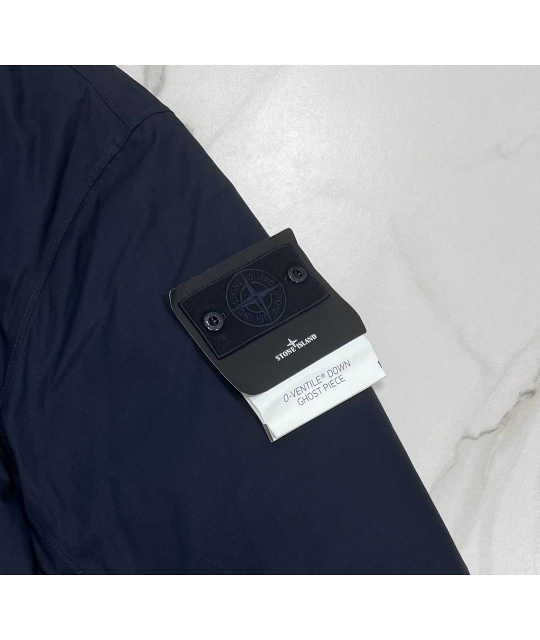 STONE ISLAND Темно-синяя куртка, фото 3