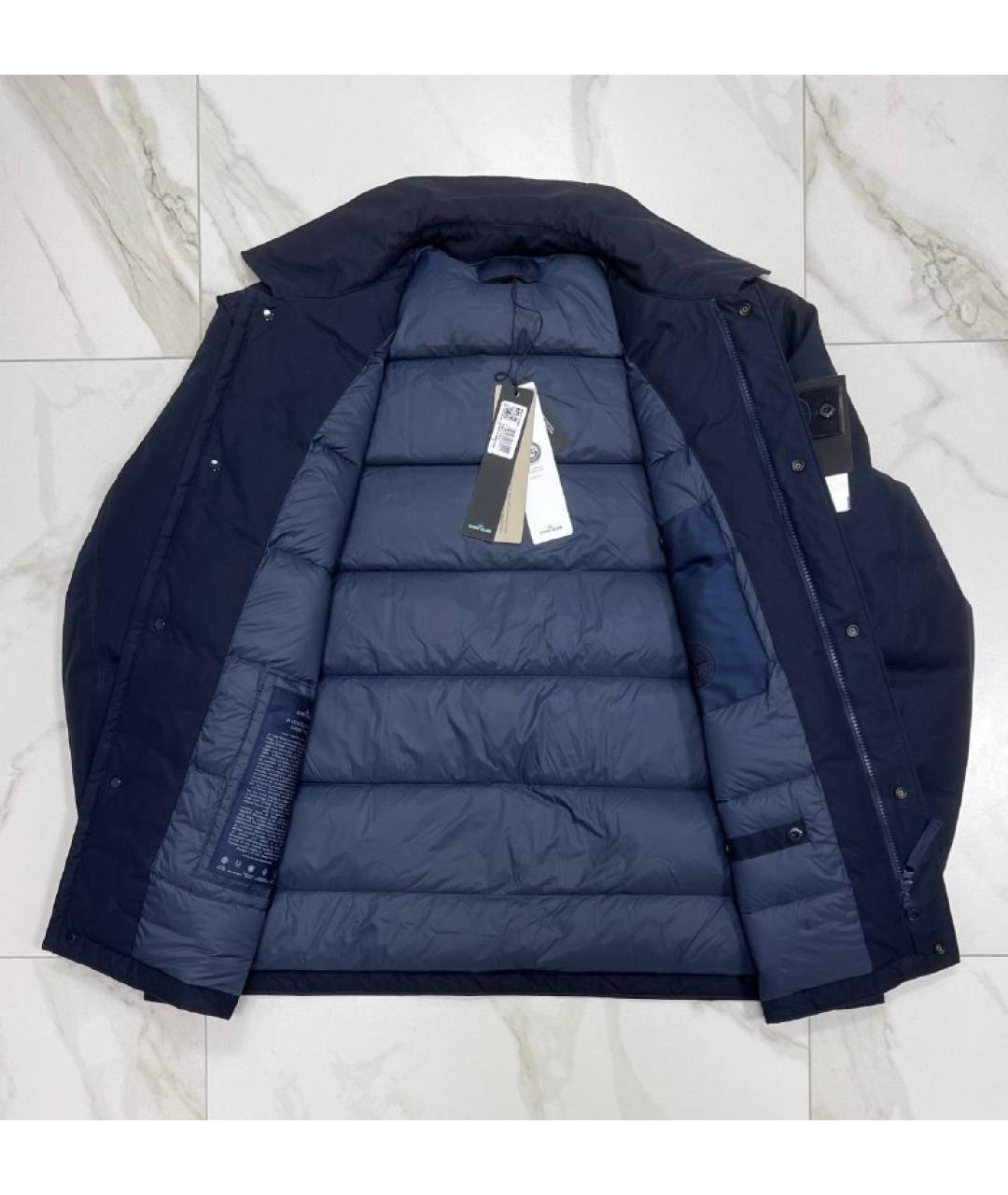 STONE ISLAND Темно-синяя куртка, фото 5