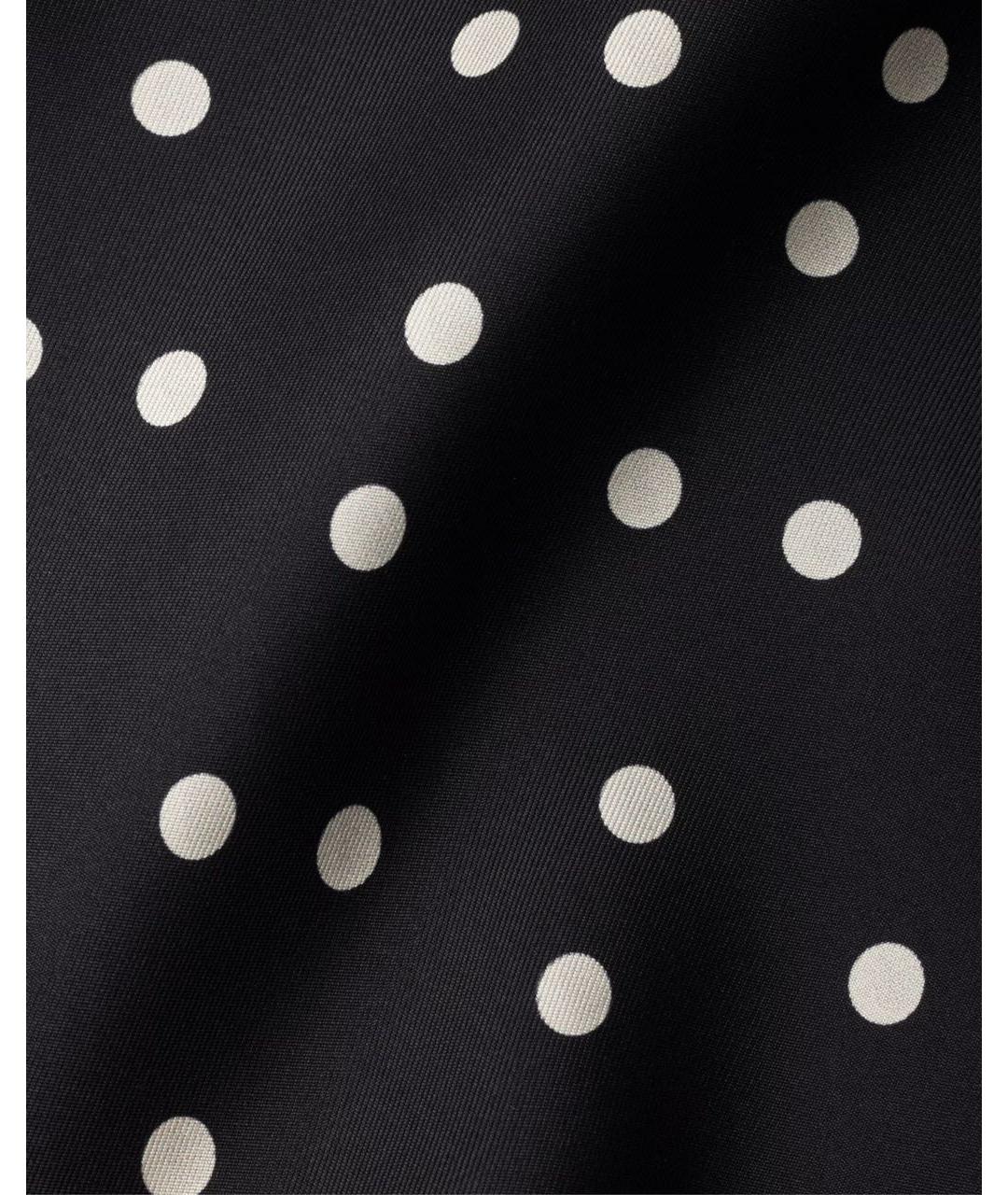 PRADA Черный шелковый шарф, фото 3