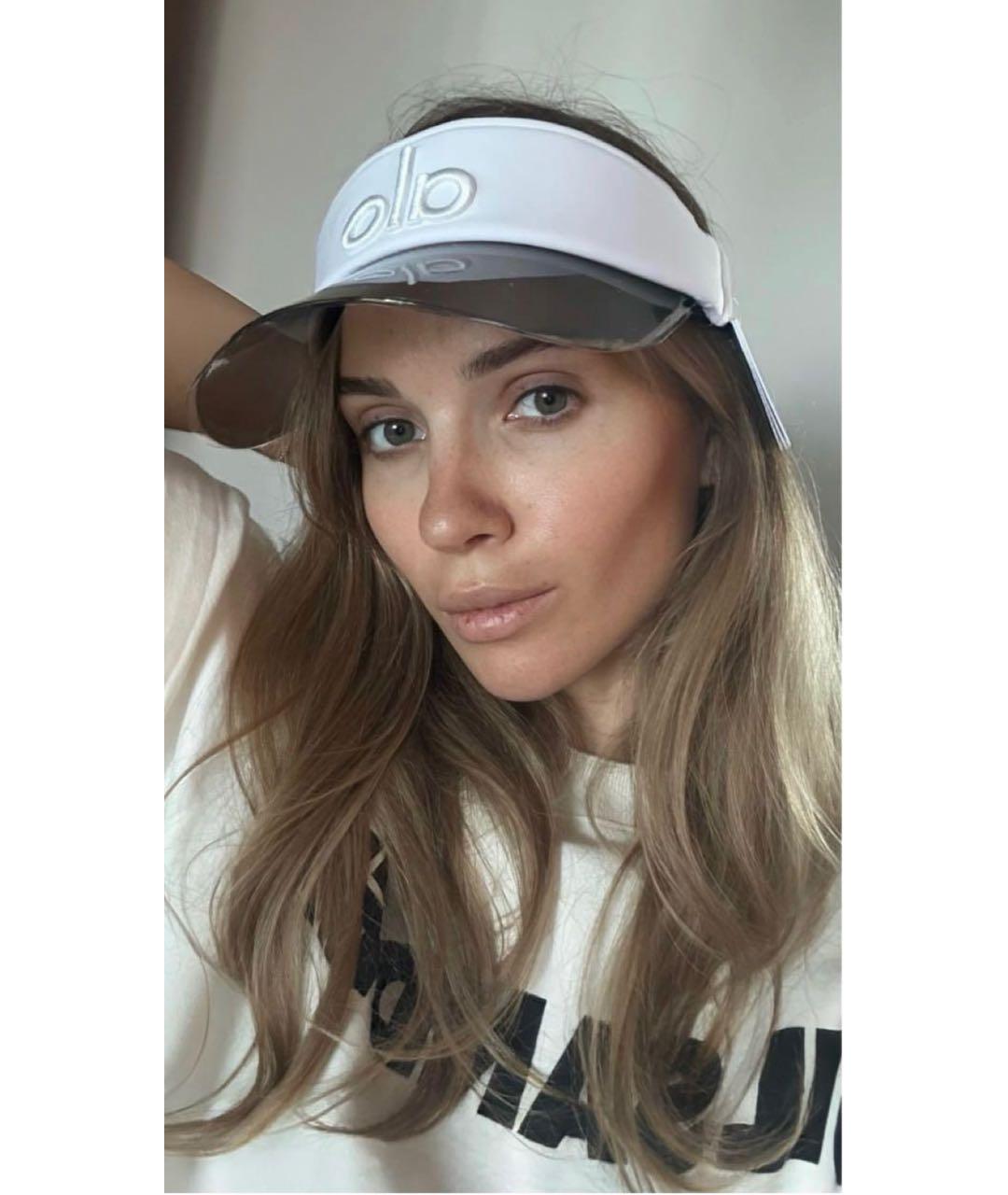 ALO YOGA Белая кепка, фото 5