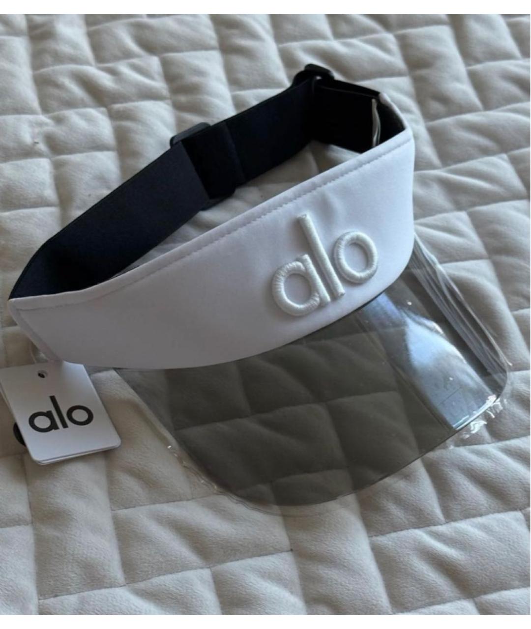 ALO YOGA Белая кепка, фото 3