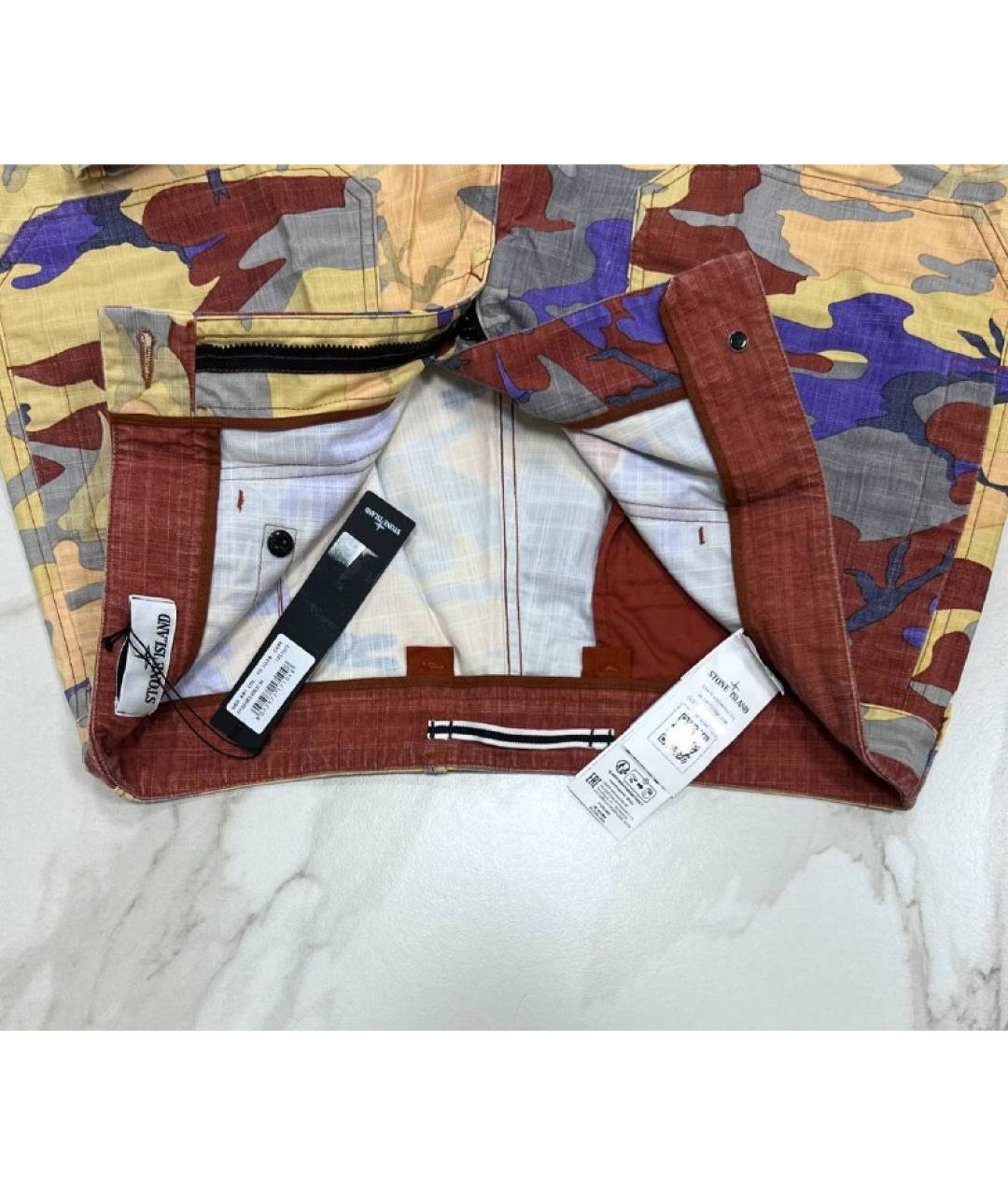 STONE ISLAND Мульти повседневные брюки, фото 3