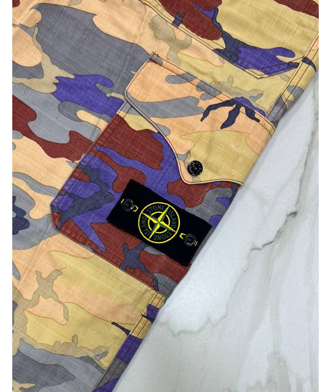 STONE ISLAND Мульти повседневные брюки, фото 2