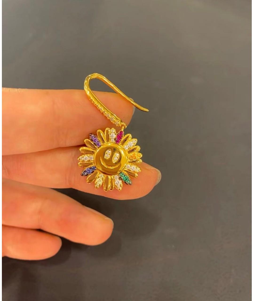 APM Monaco Золотые серебряные серьги, фото 3