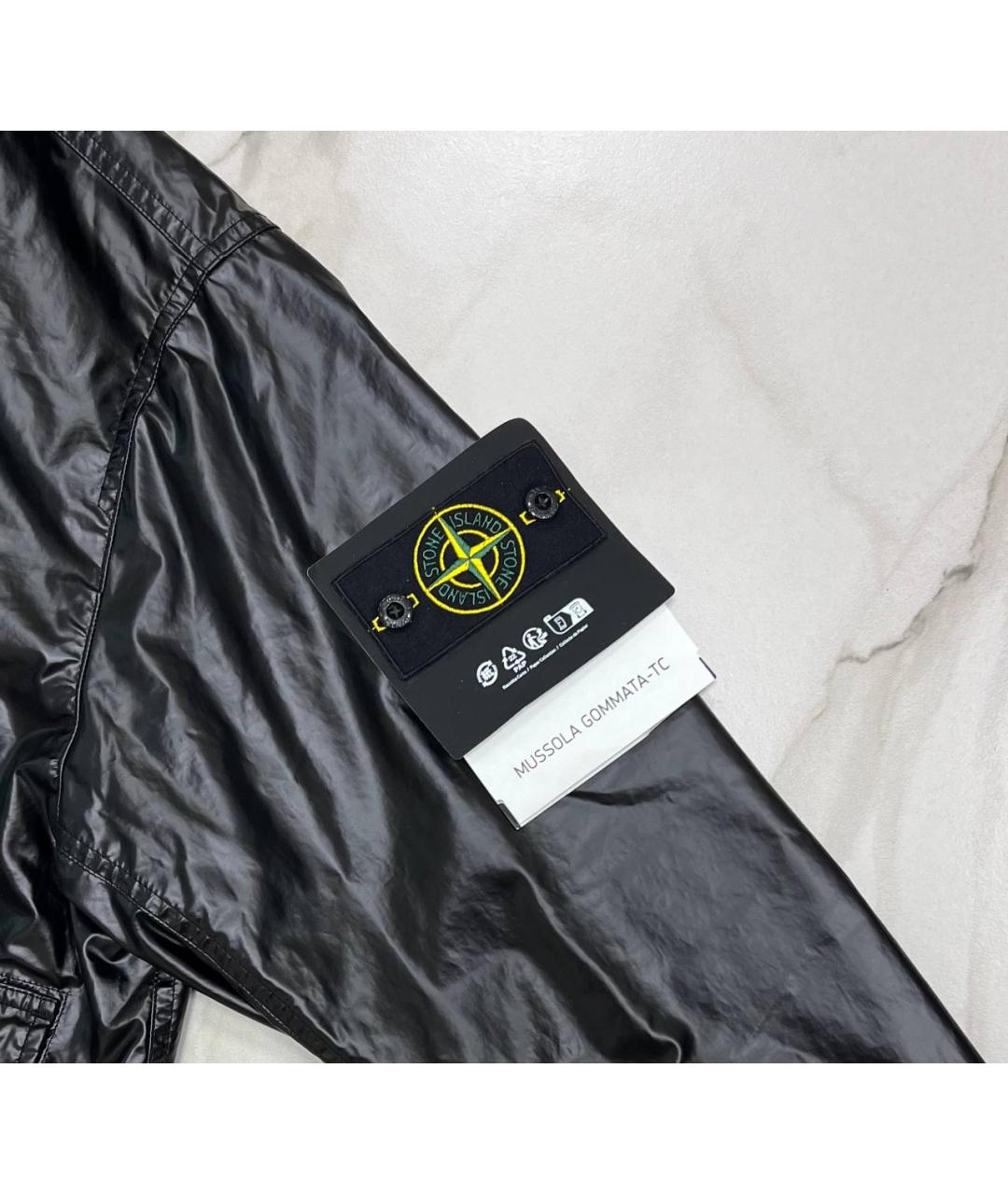 STONE ISLAND Черная куртка, фото 3