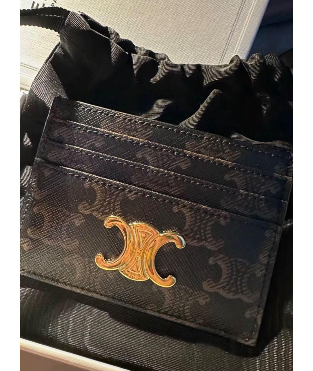 CELINE Коричневый кардхолдер, фото 4