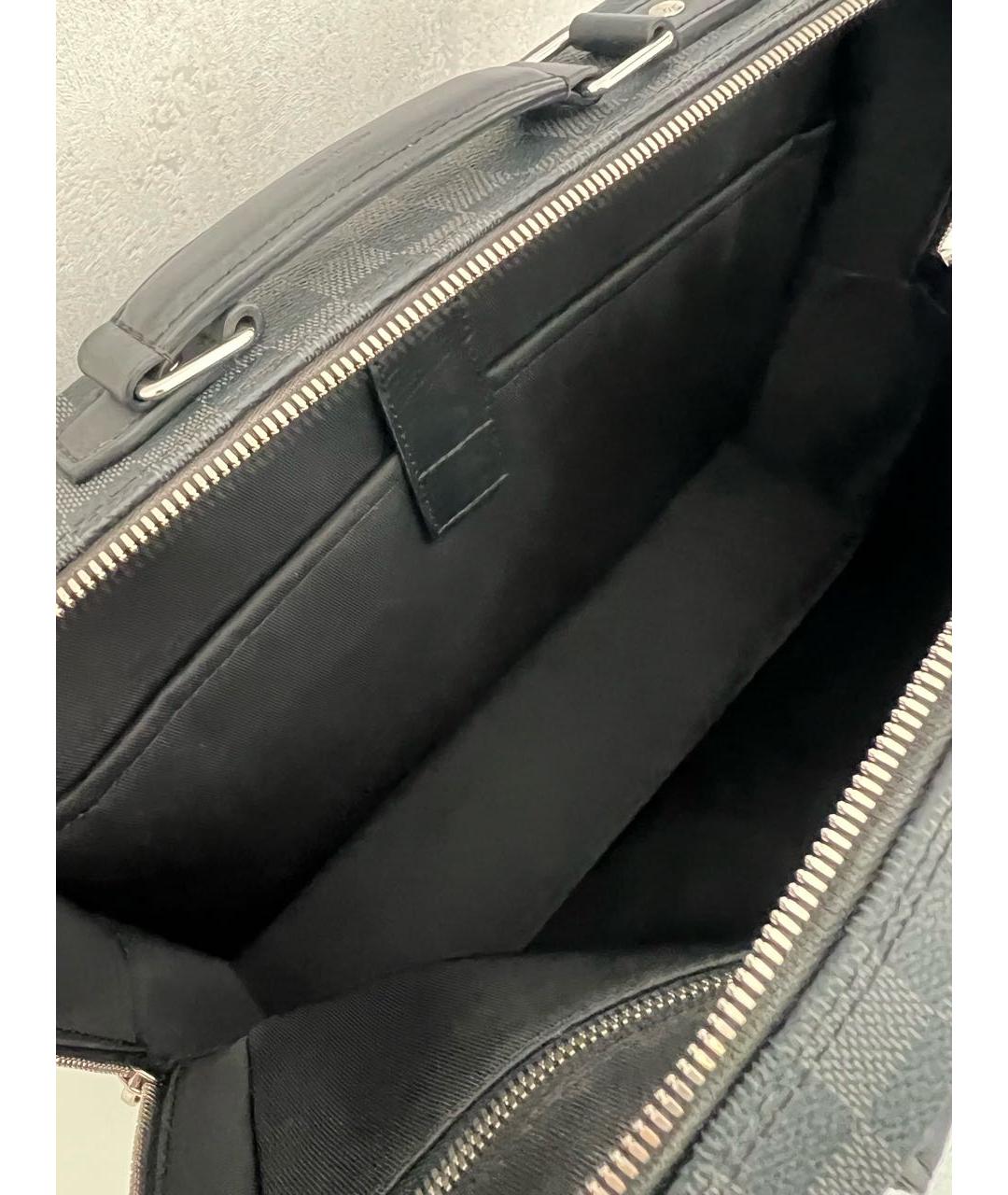 LOUIS VUITTON Серый портфель, фото 4