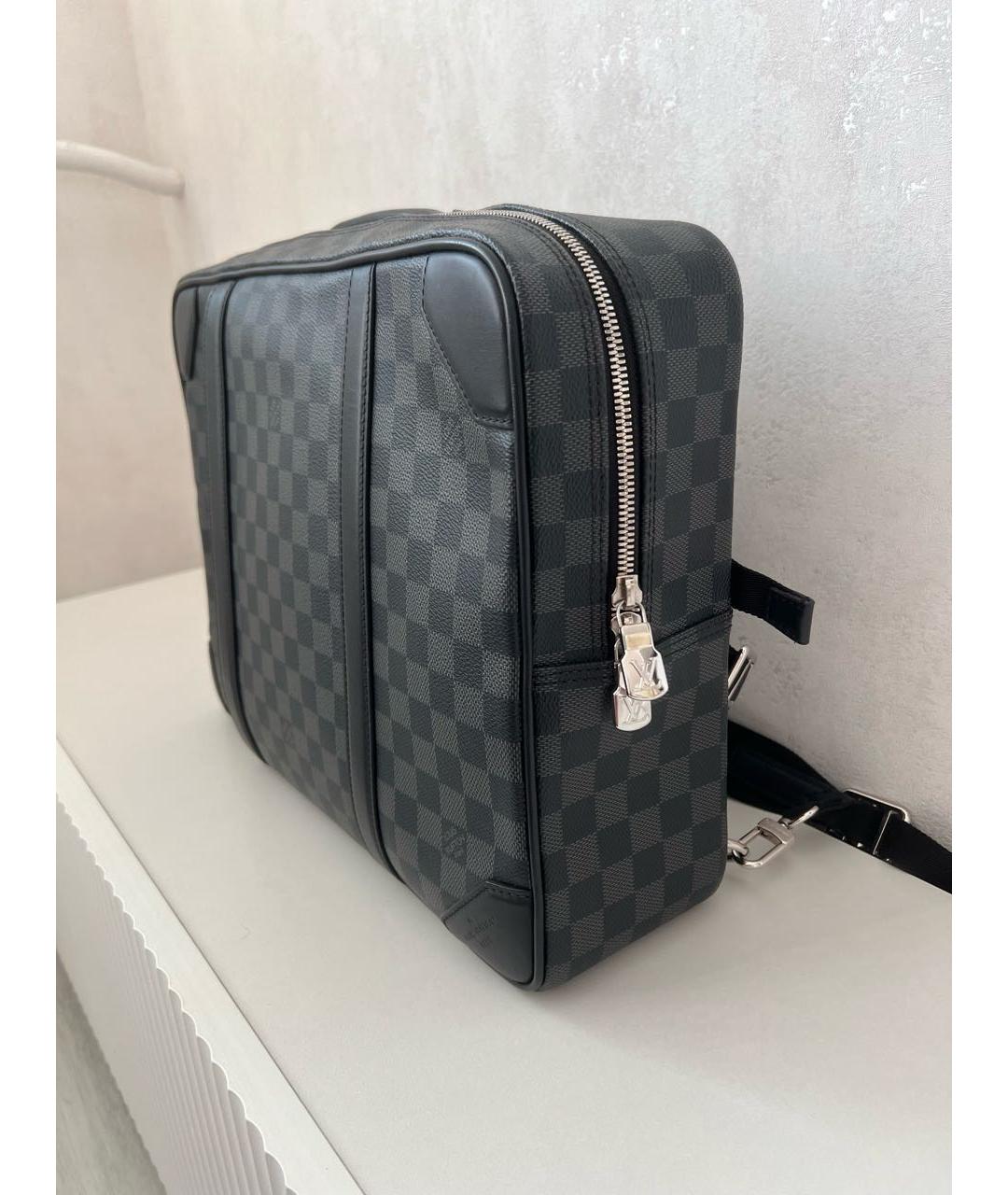 LOUIS VUITTON Серый портфель, фото 2