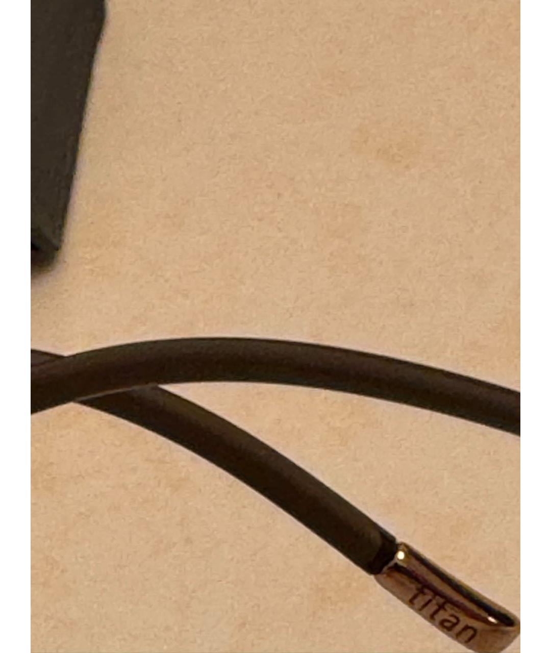 SILHOUETTE Золотые металлические солнцезащитные очки, фото 6