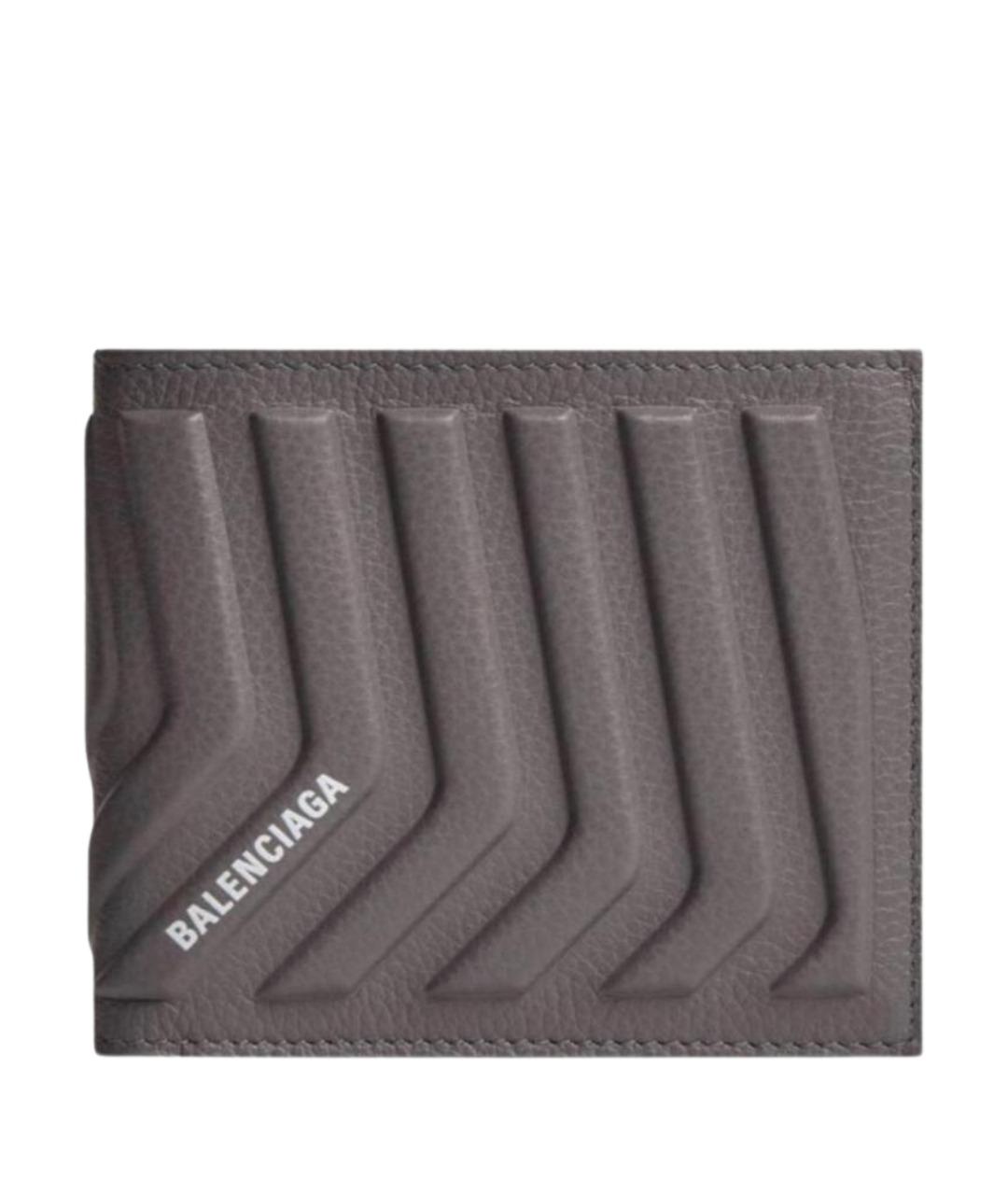 BALENCIAGA Хаки кожаный кардхолдер, фото 1
