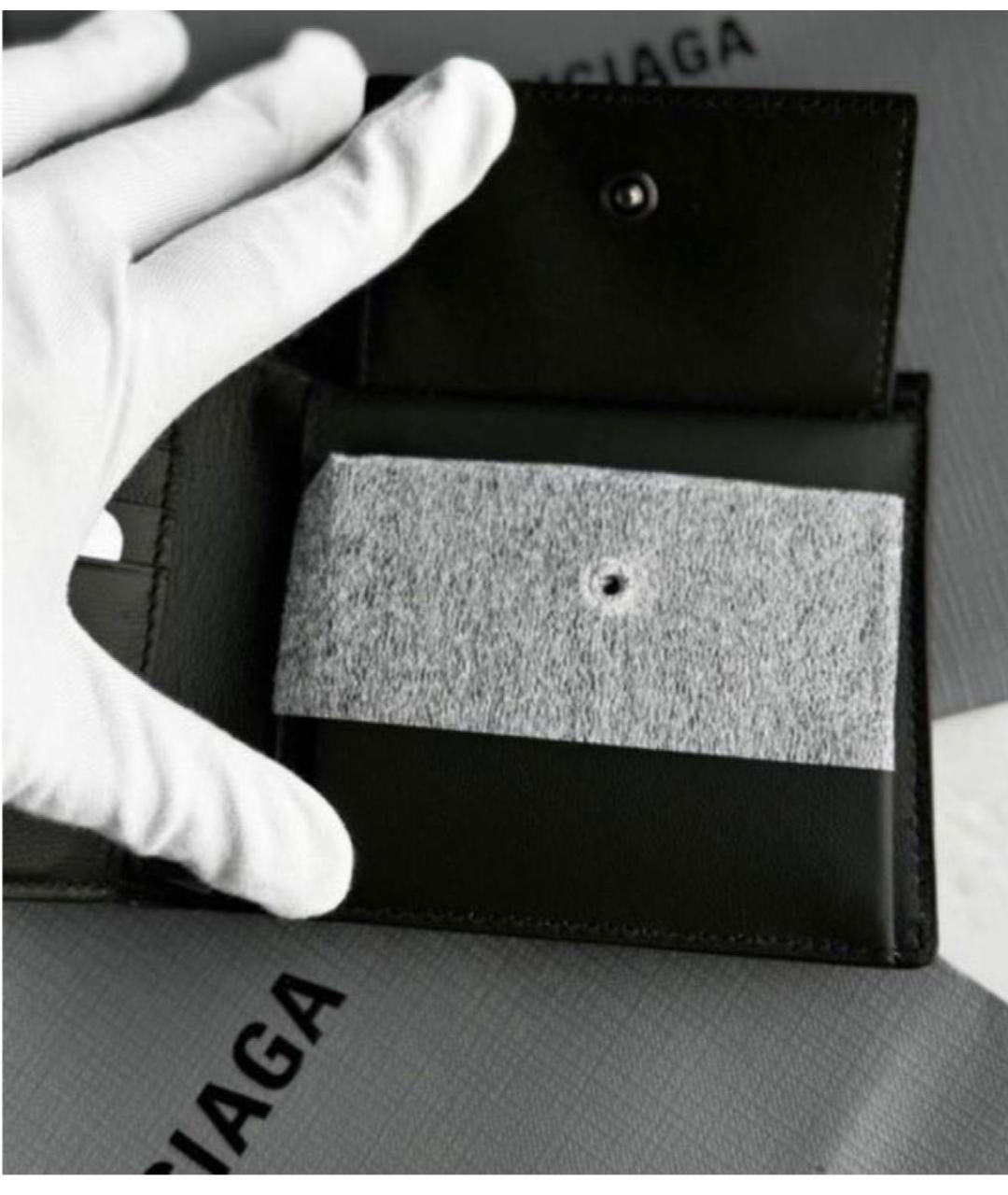 BALENCIAGA Хаки кожаный кардхолдер, фото 4