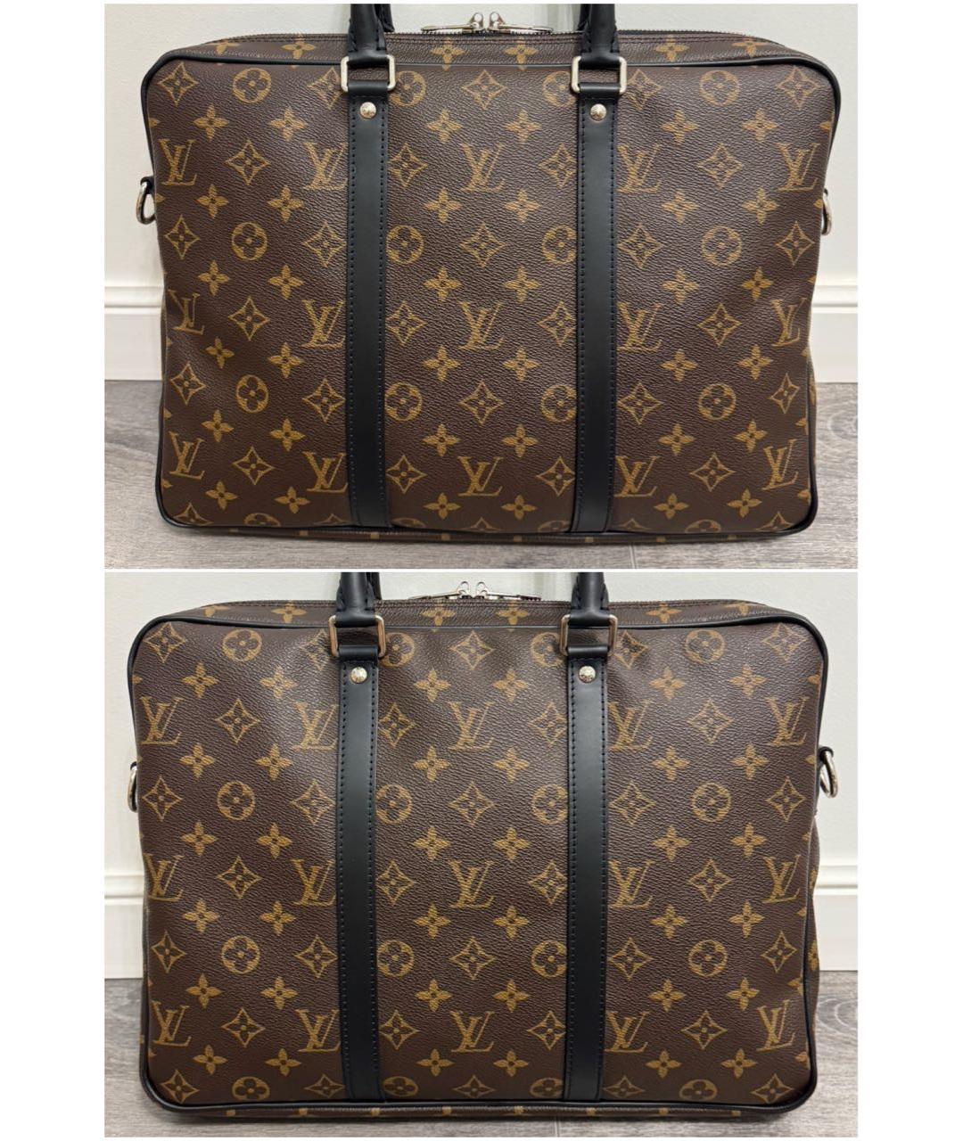 LOUIS VUITTON Коричневый портфель, фото 2