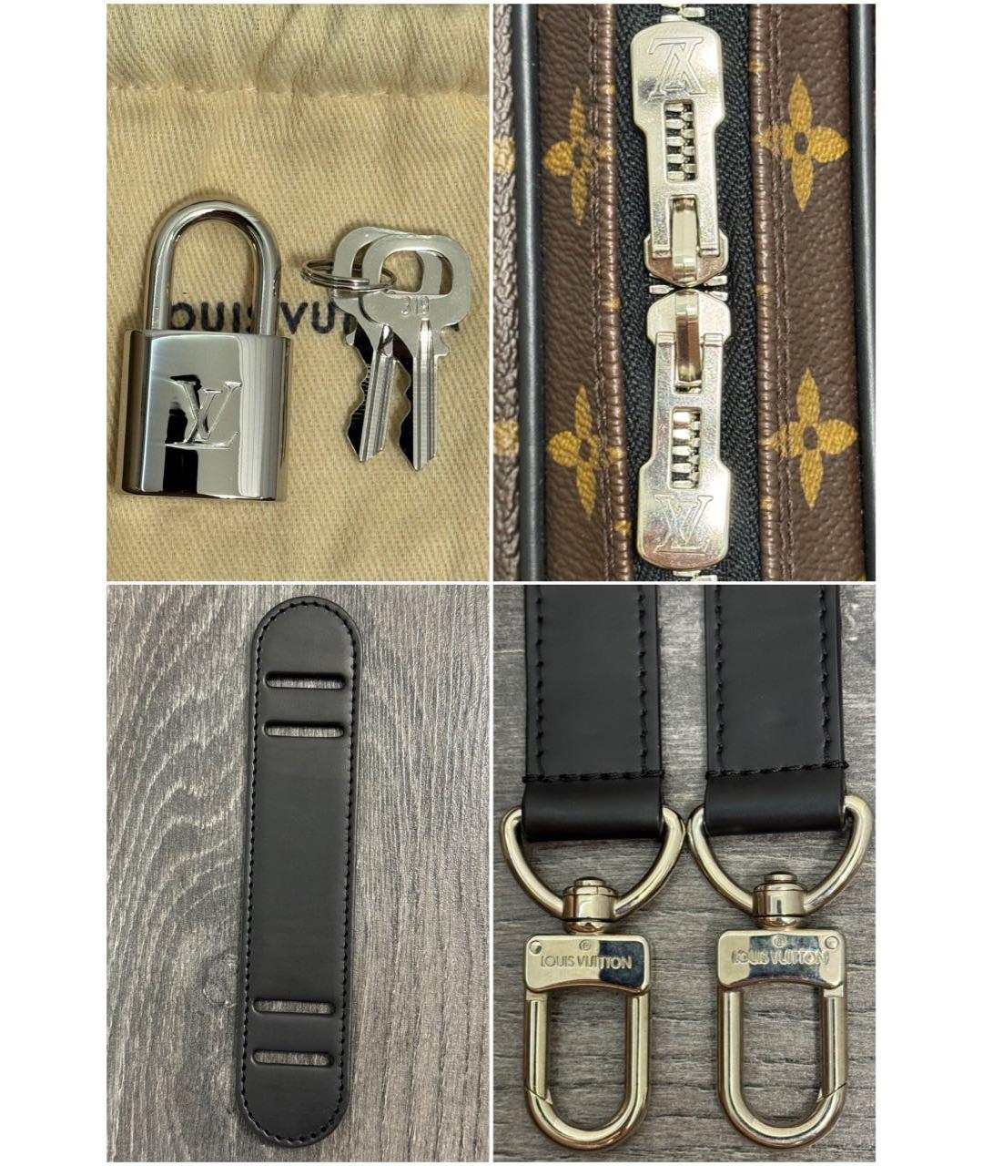 LOUIS VUITTON Коричневый портфель, фото 6