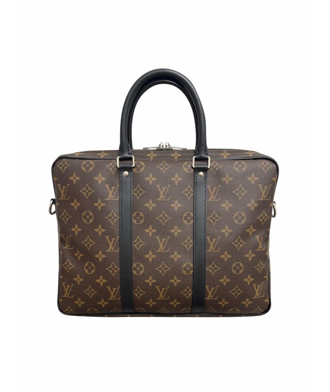 LOUIS VUITTON Коричневый портфель, фото 1