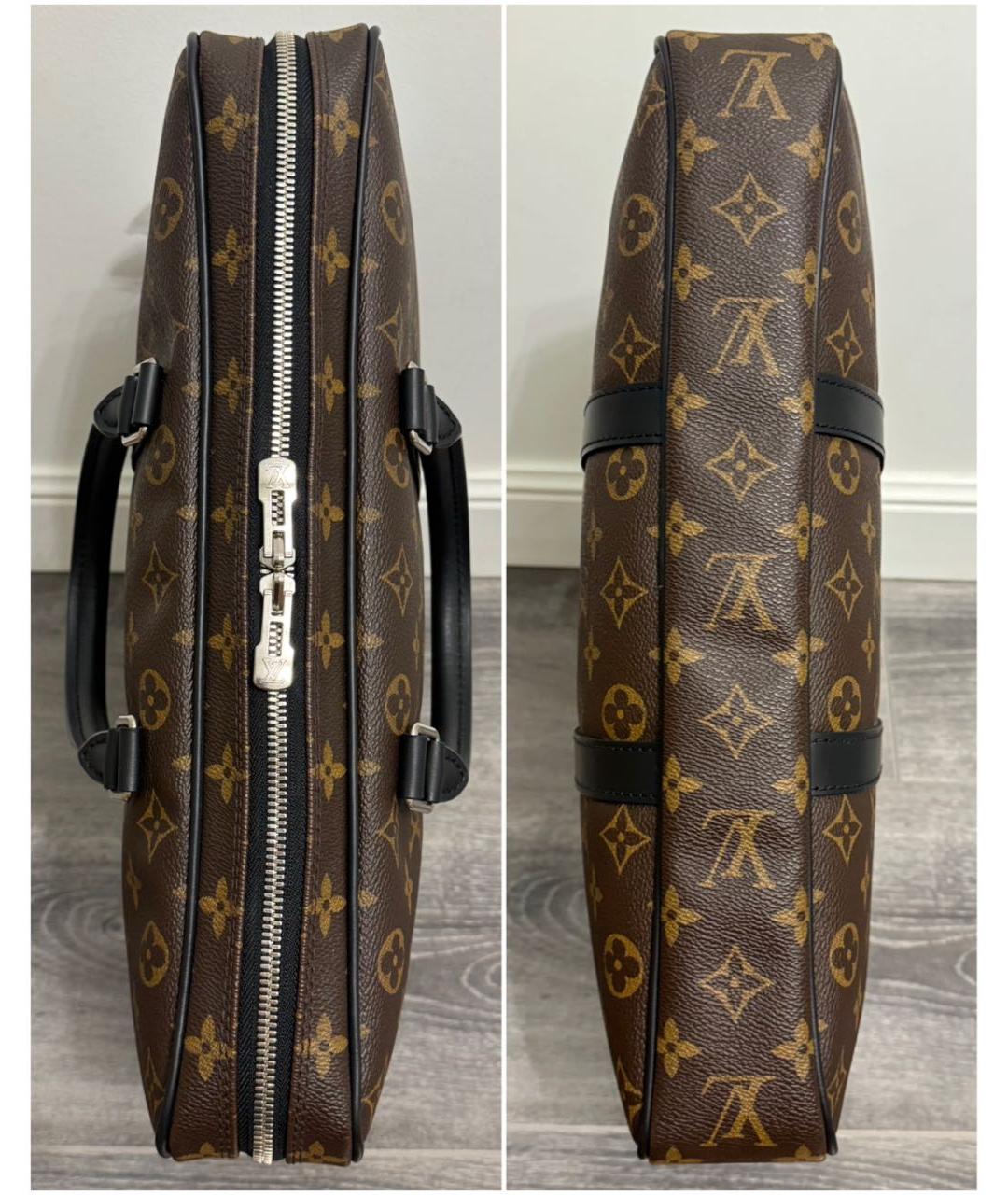 LOUIS VUITTON Коричневый портфель, фото 4