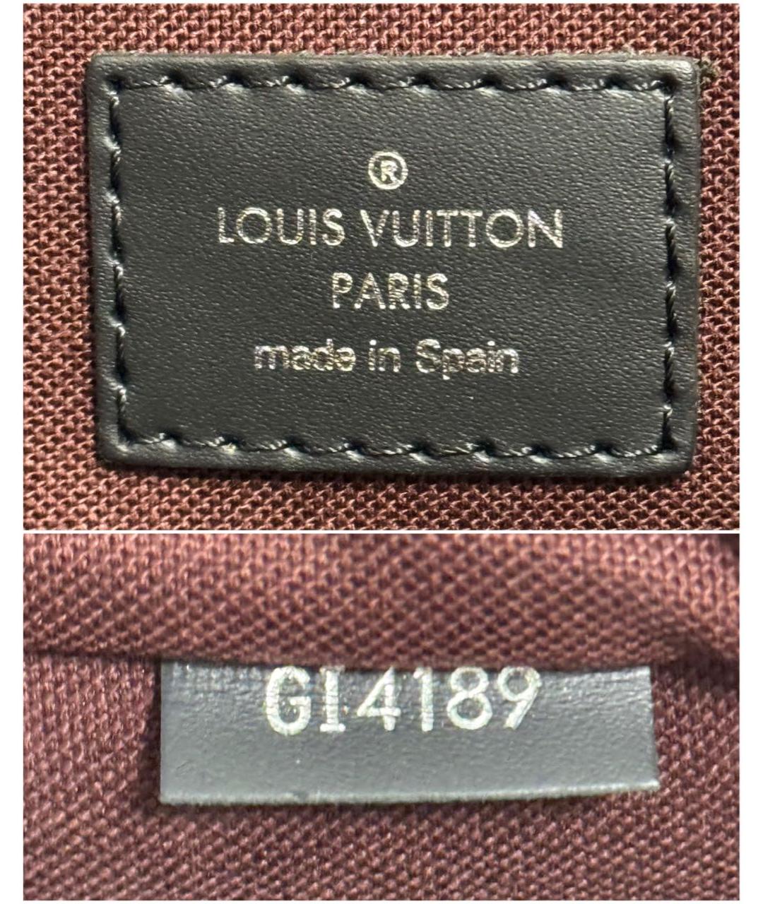 LOUIS VUITTON Коричневый портфель, фото 7