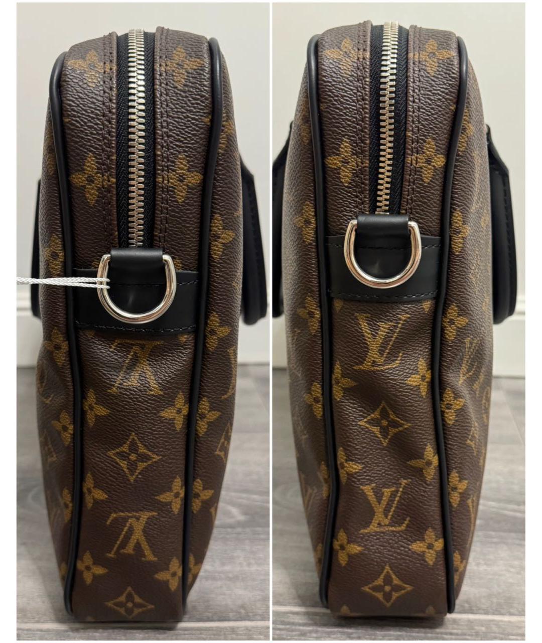 LOUIS VUITTON Коричневый портфель, фото 3