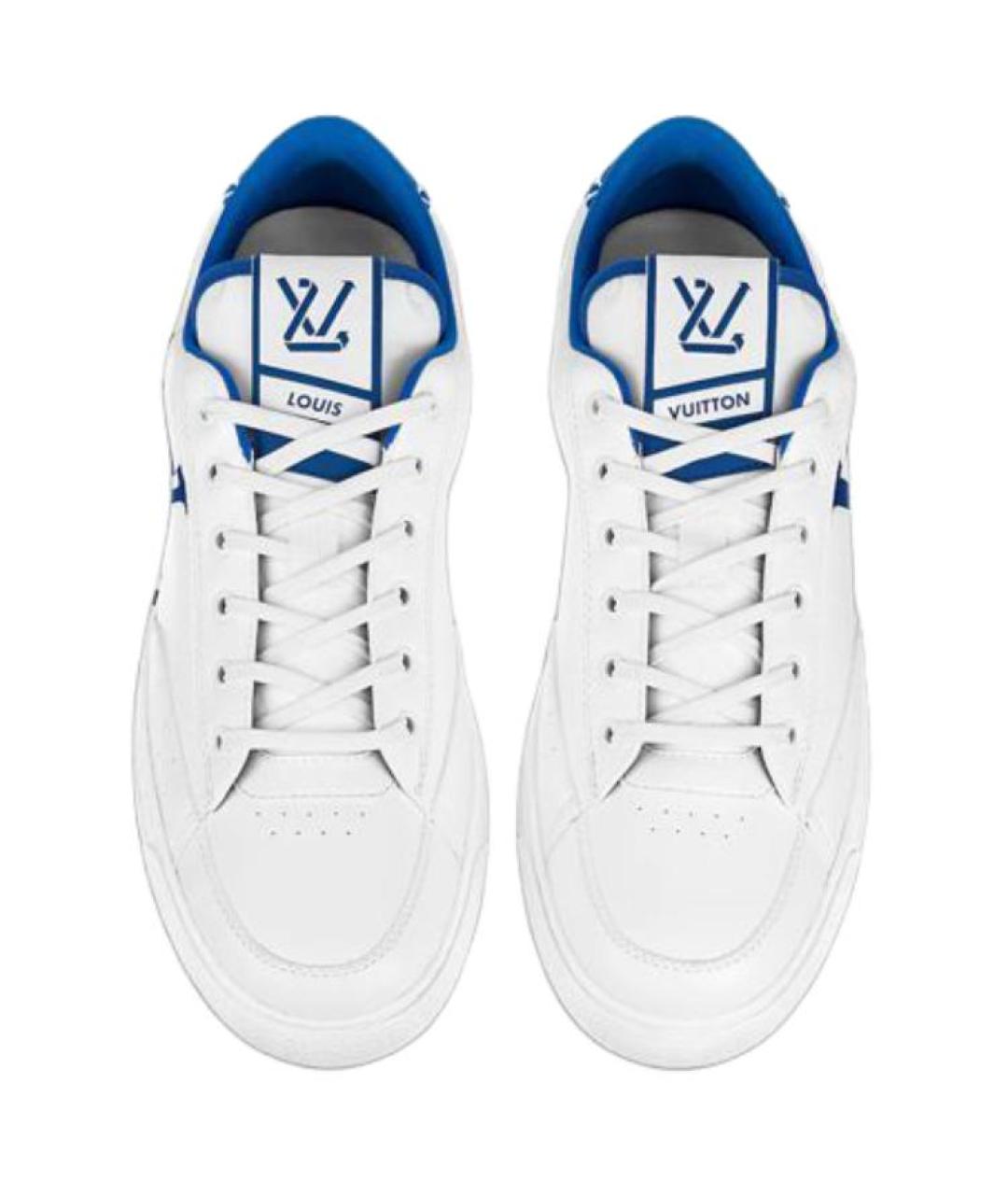 LOUIS VUITTON Белые низкие кроссовки / кеды, фото 4