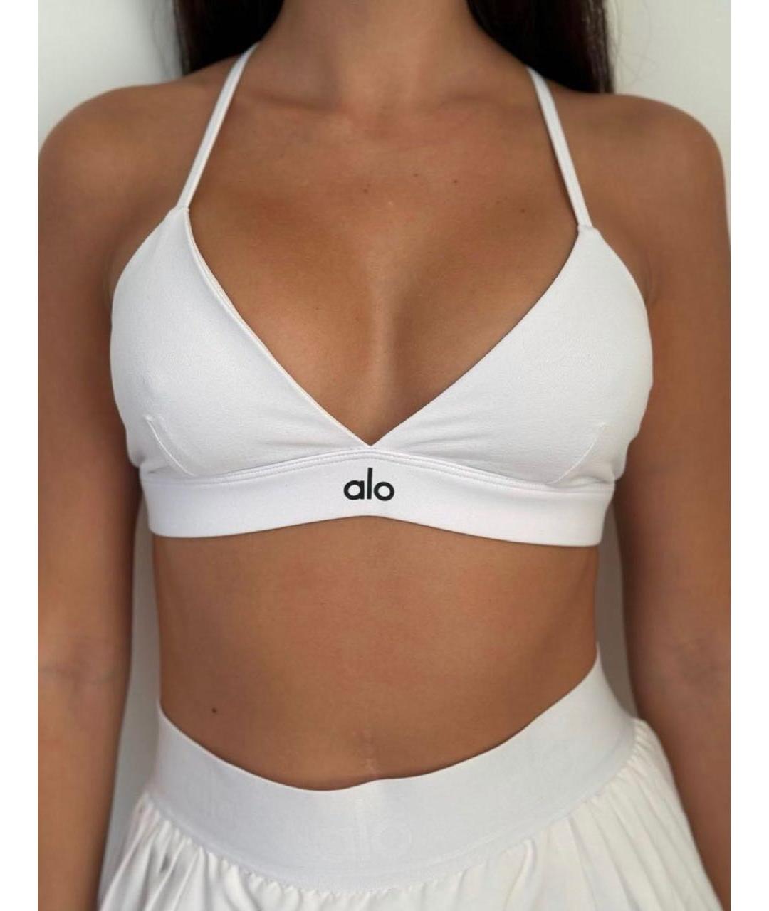 ALO YOGA Белая майка, фото 6