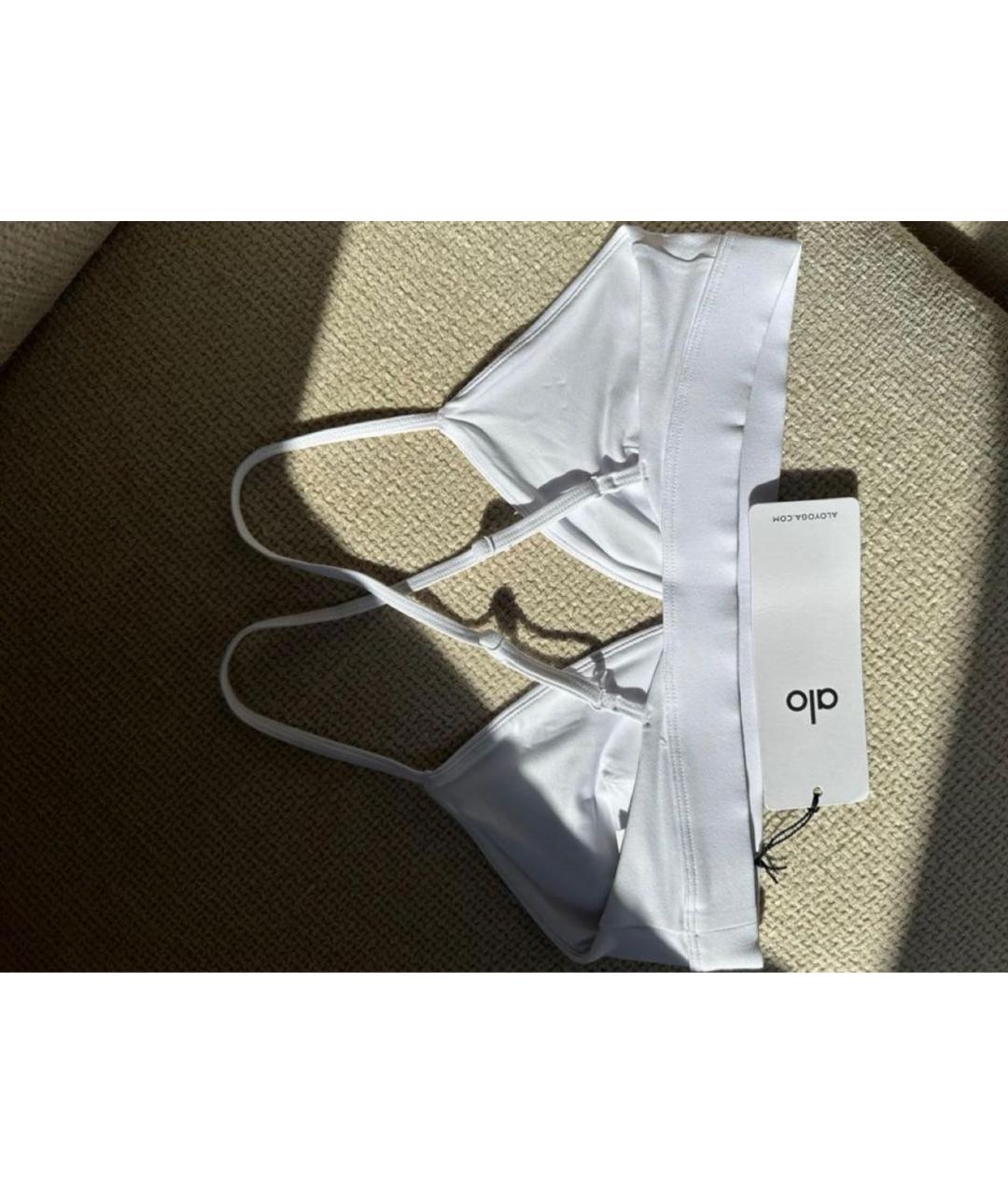 ALO YOGA Белая майка, фото 8