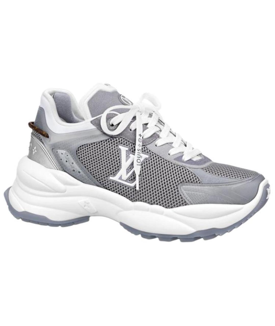 LOUIS VUITTON Серые кроссовки, фото 1