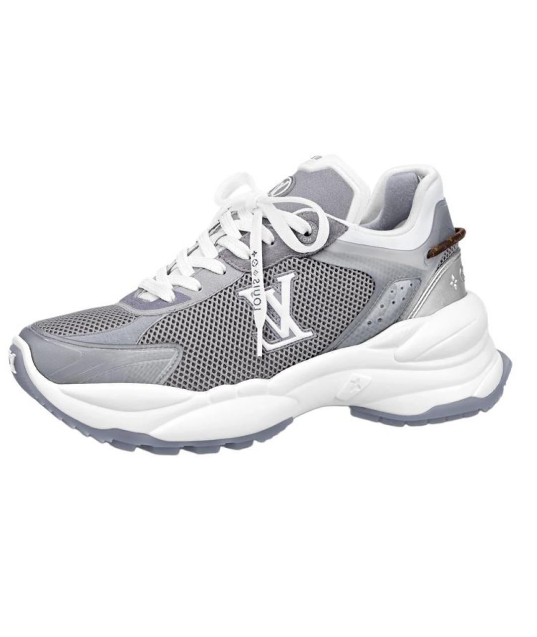 LOUIS VUITTON Серые кроссовки, фото 2