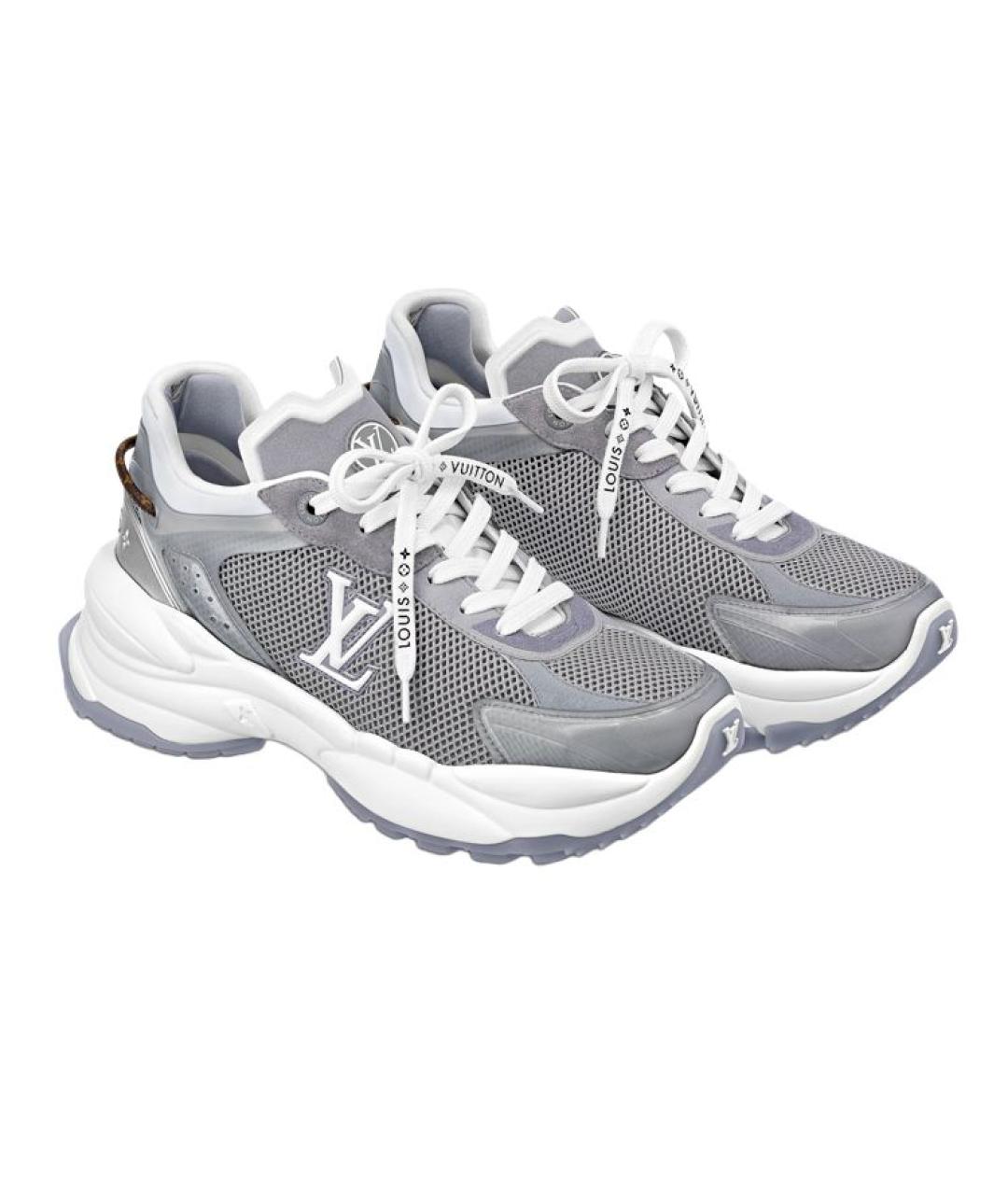 LOUIS VUITTON Серые кроссовки, фото 3