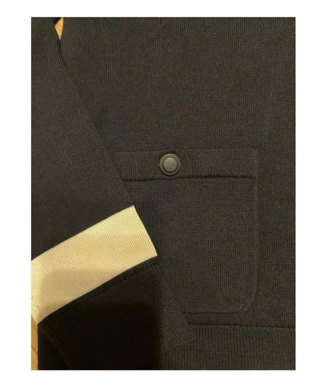 CHANEL Темно-синий шерстяной джемпер / свитер, фото 6