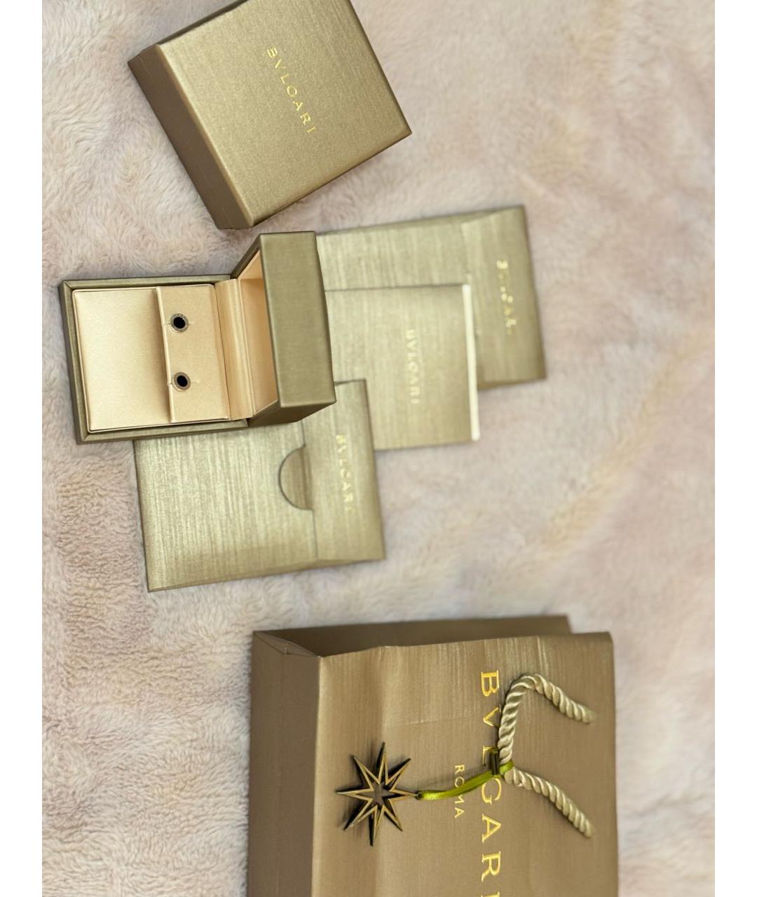 BVLGARI Белые серьги из белого золота, фото 2