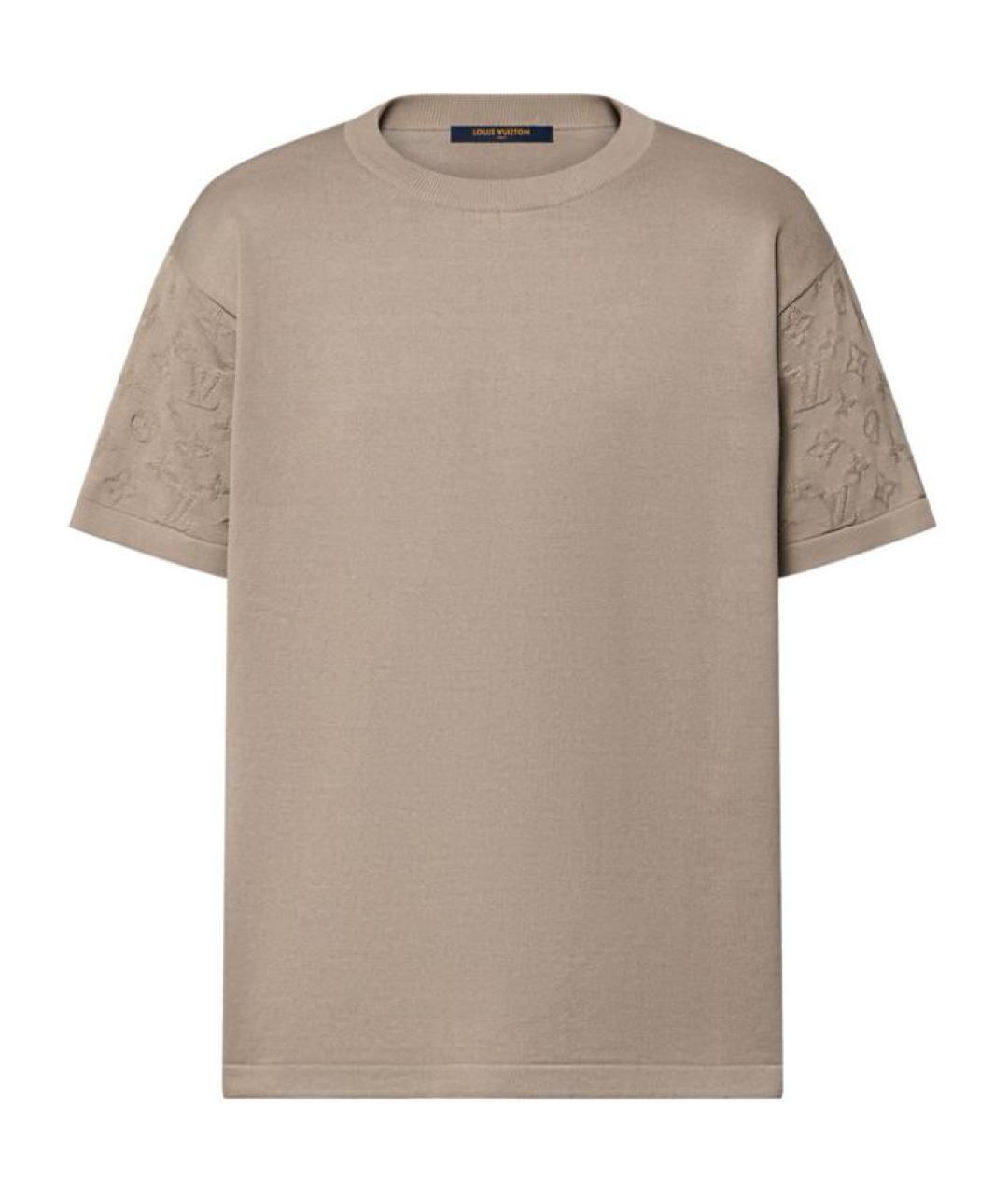 LOUIS VUITTON Коричневая футболка, фото 1