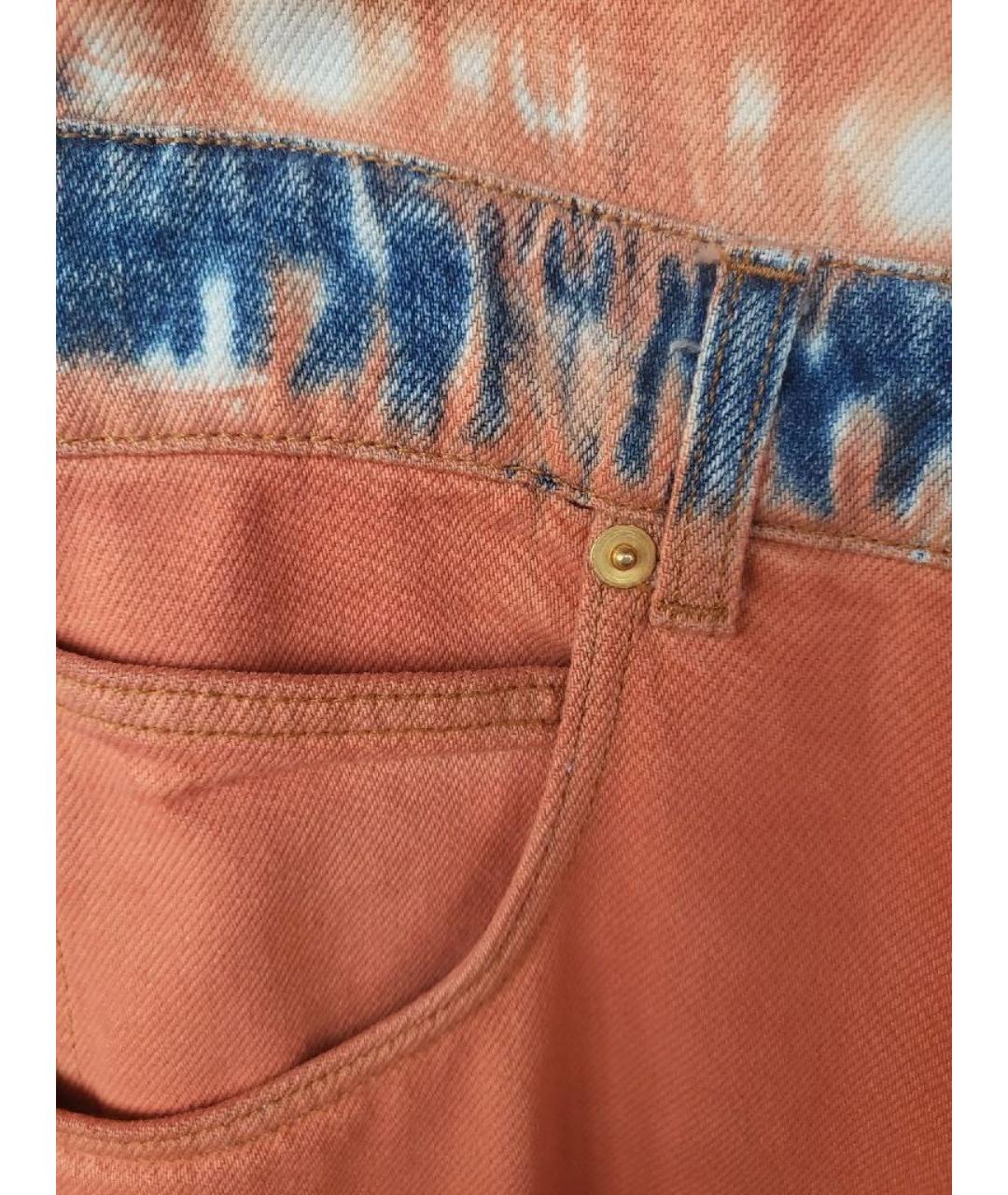 ALBERTA FERRETTI Оранжевый деним комбинезон, фото 5