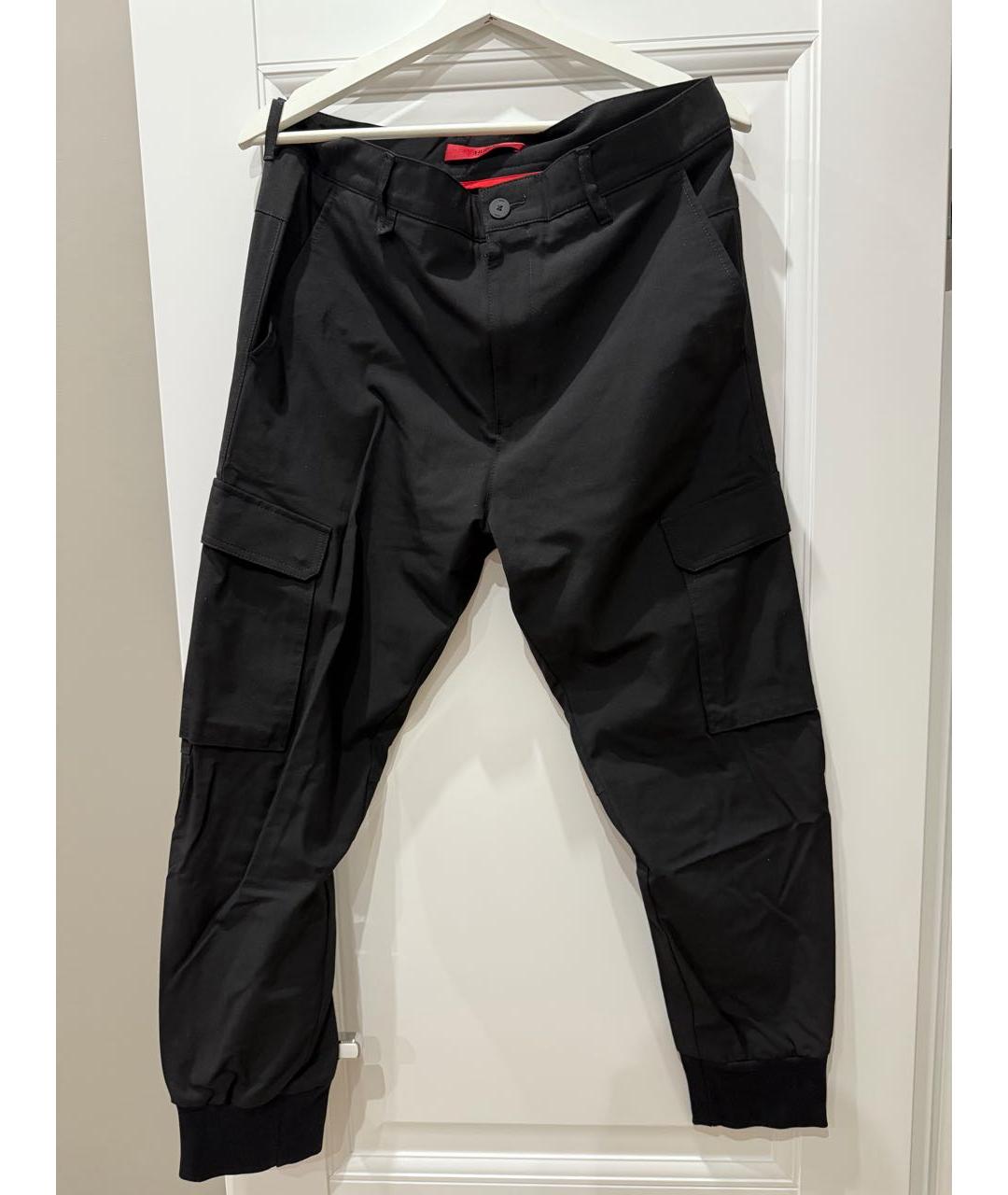 HUGO Черные повседневные брюки, фото 5