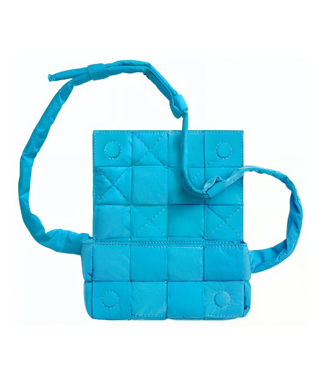 BOTTEGA VENETA Бирюзовая поясная сумка, фото 4