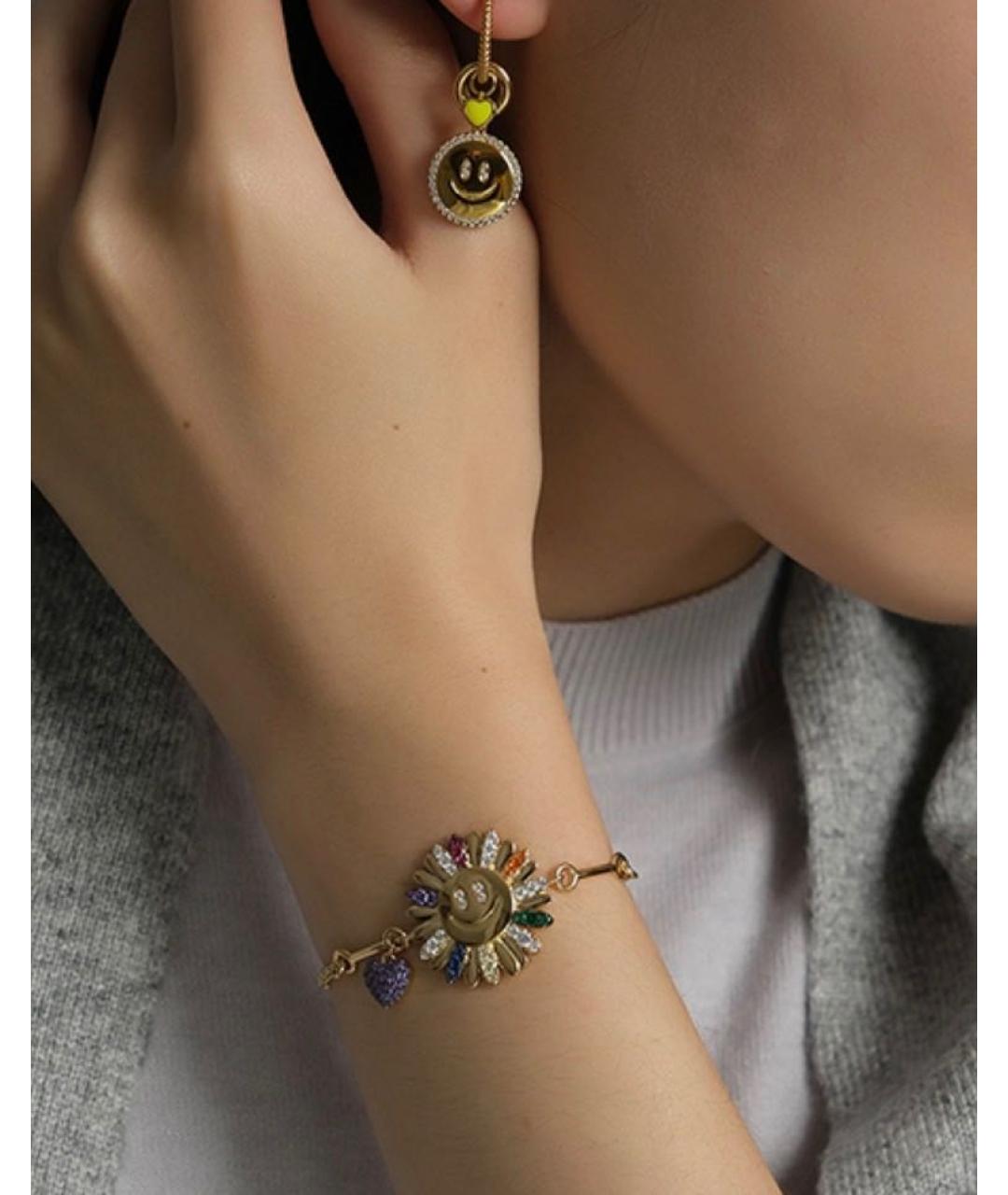 APM Monaco Золотой серебряный браслет, фото 4