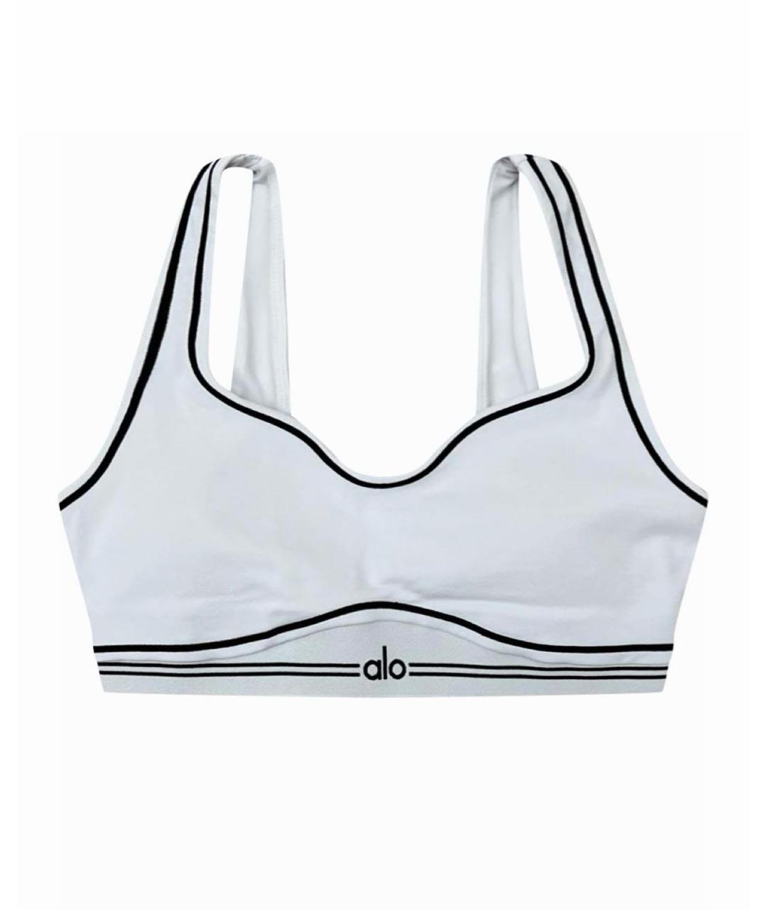 ALO YOGA Белая майка, фото 8