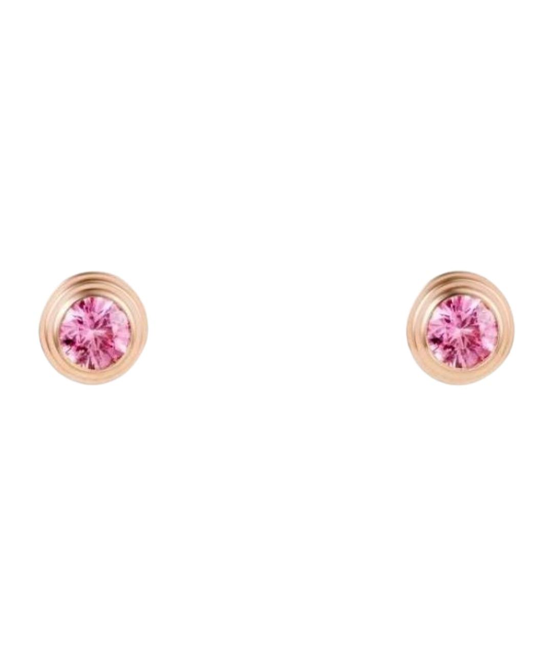 CARTIER Золотые серьги из розового золота, фото 1