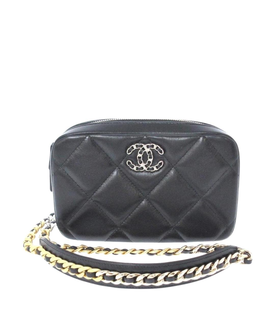 CHANEL Серая кожаная сумка через плечо, фото 1