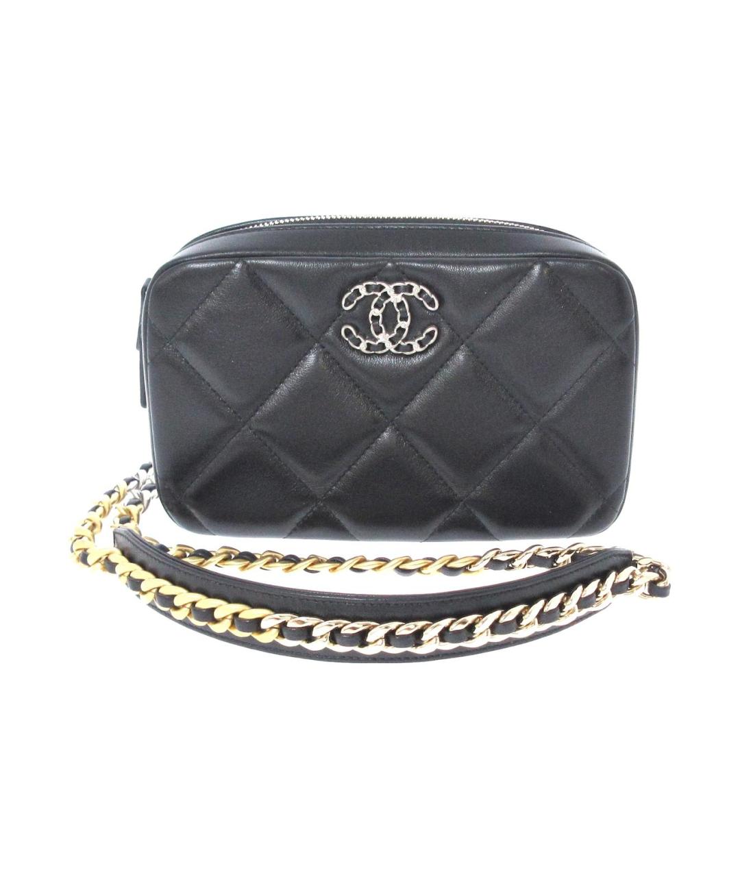 CHANEL Серая кожаная сумка через плечо, фото 5