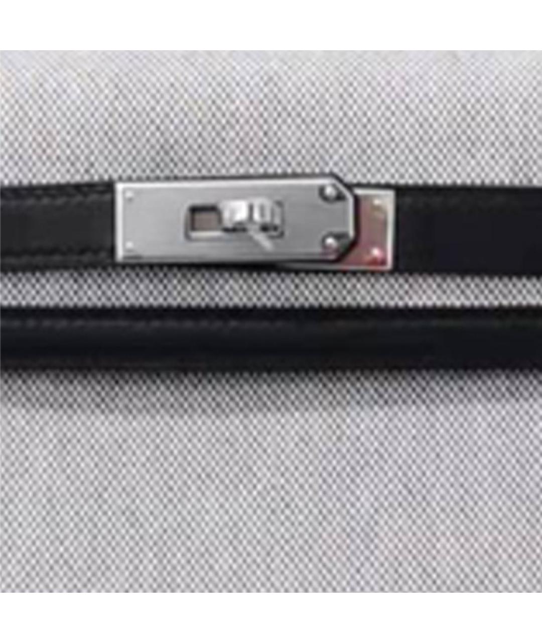 HERMES Черная сумка с короткими ручками, фото 4