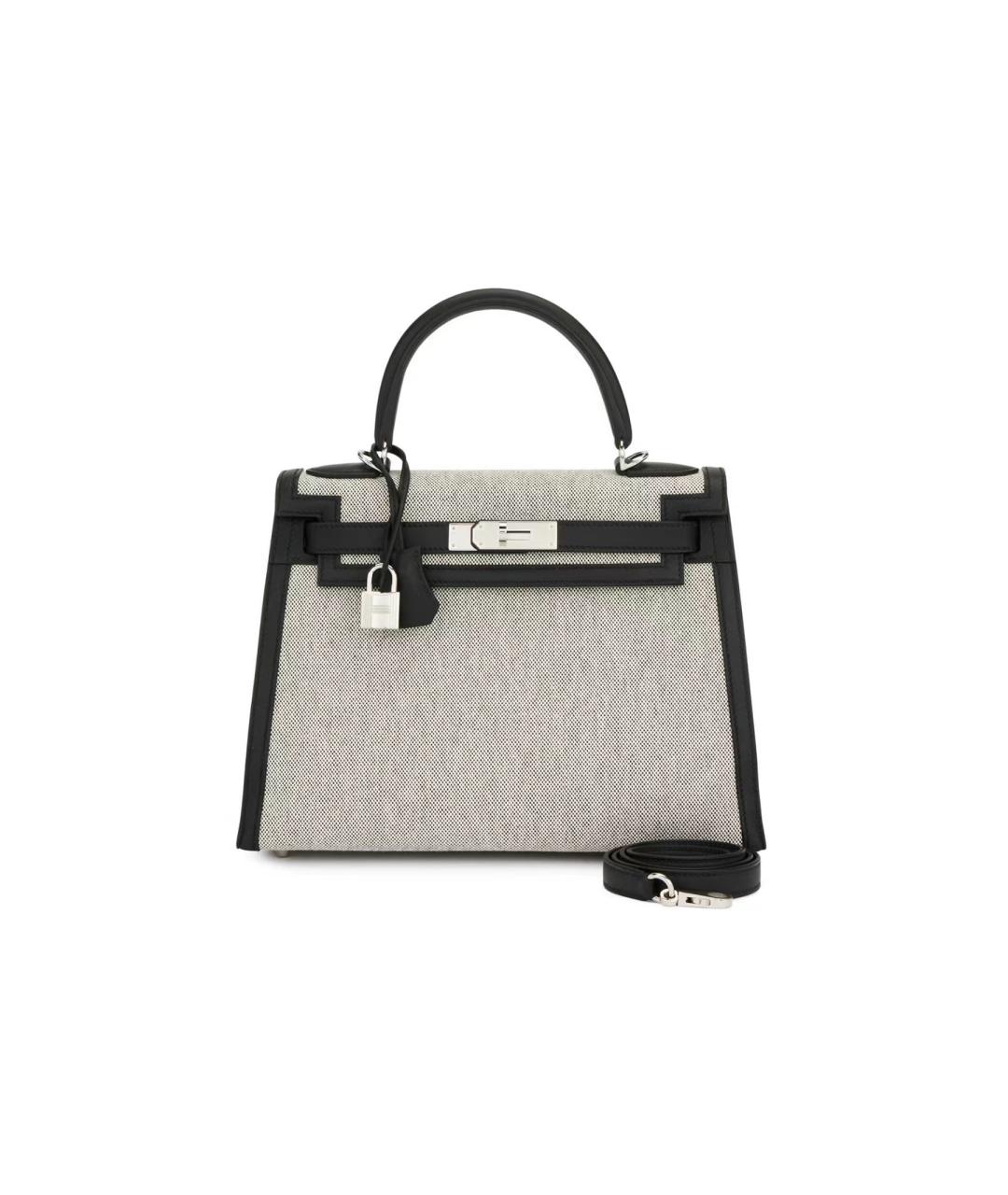 HERMES Черная сумка с короткими ручками, фото 5