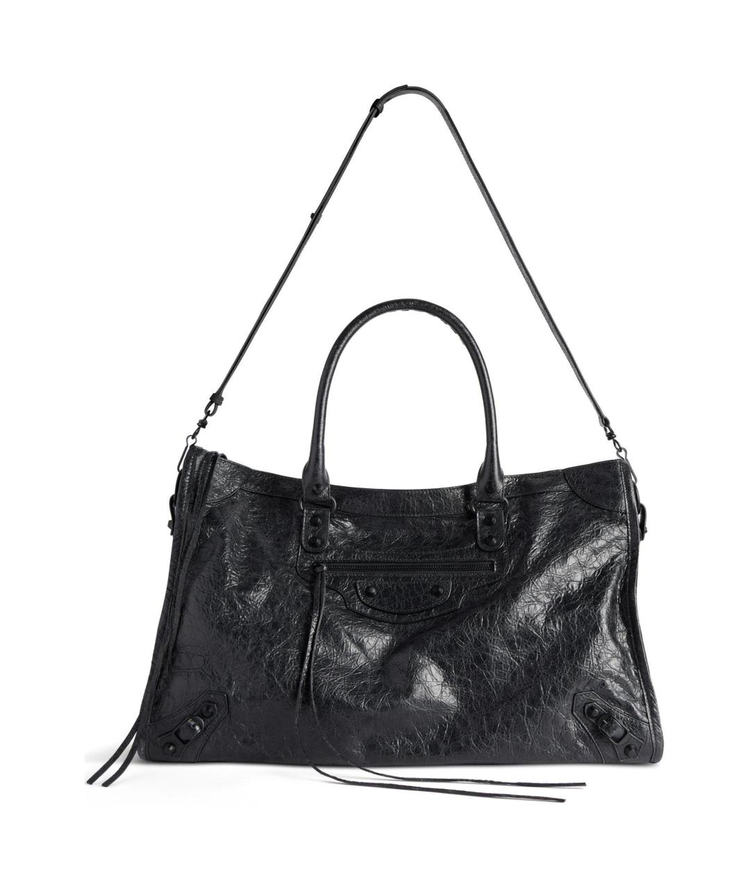 BALENCIAGA Черная сумка тоут, фото 3